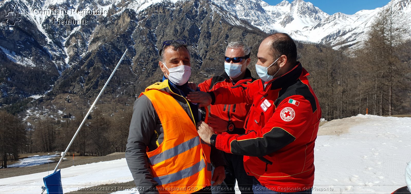 Bardonecchia 21 Marzo 2021 - Esami aspiranti OSP - Croce Rossa Italiana - Comitato Regionale del Piemonte