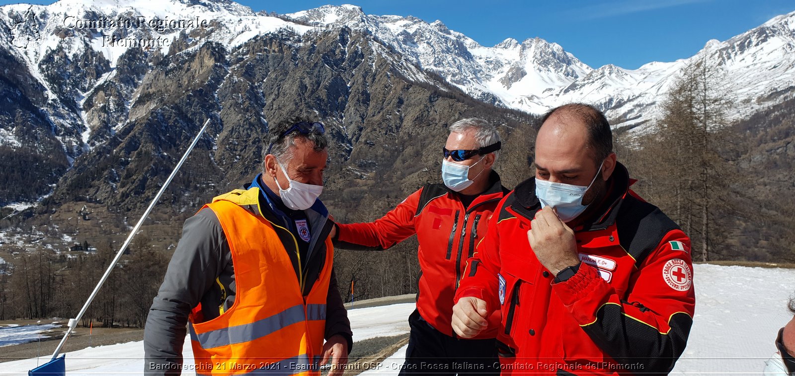 Bardonecchia 21 Marzo 2021 - Esami aspiranti OSP - Croce Rossa Italiana - Comitato Regionale del Piemonte