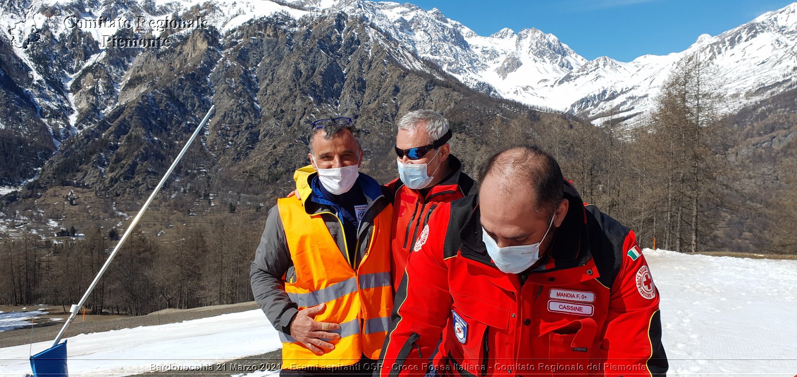 Bardonecchia 21 Marzo 2021 - Esami aspiranti OSP - Croce Rossa Italiana - Comitato Regionale del Piemonte