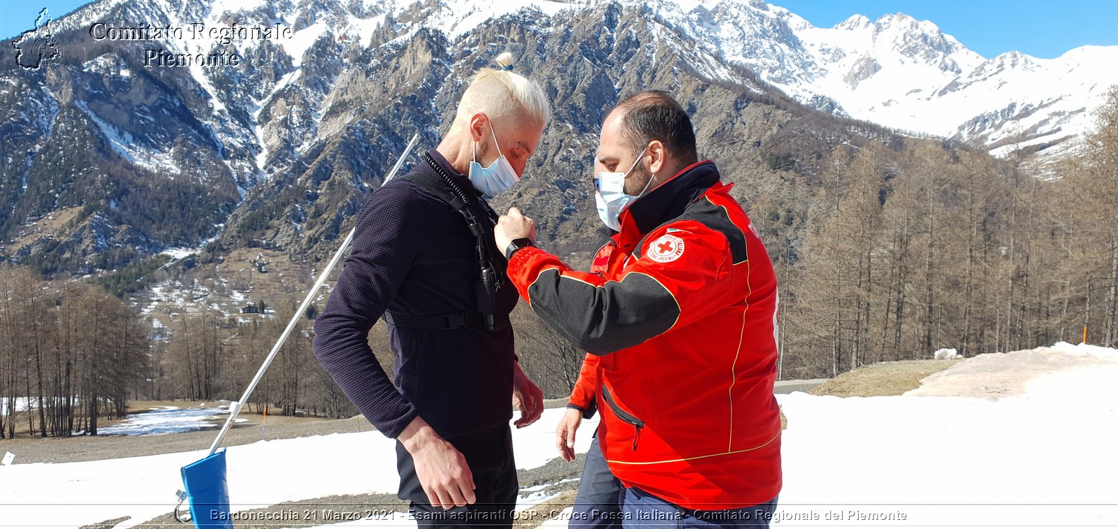 Bardonecchia 21 Marzo 2021 - Esami aspiranti OSP - Croce Rossa Italiana - Comitato Regionale del Piemonte