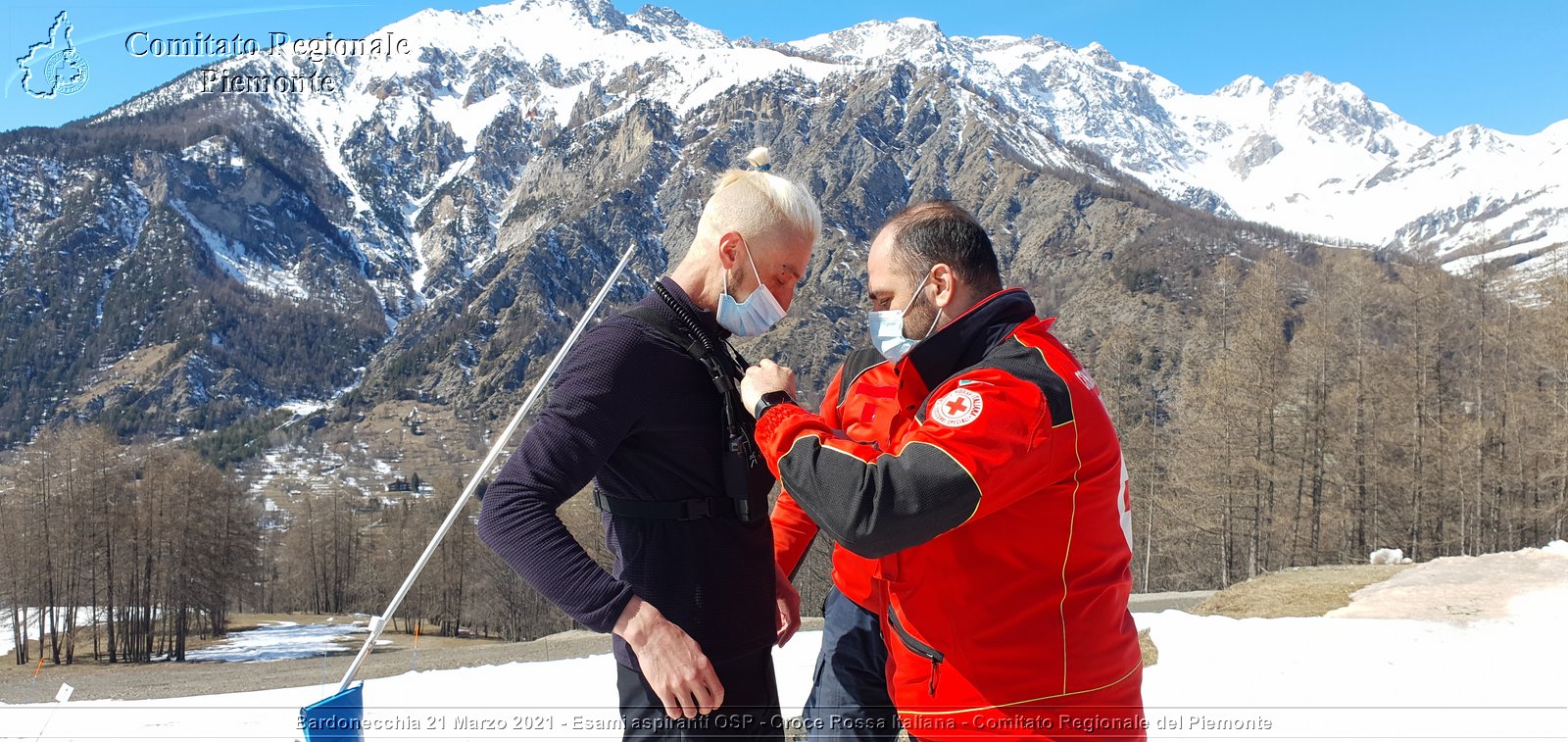 Bardonecchia 21 Marzo 2021 - Esami aspiranti OSP - Croce Rossa Italiana - Comitato Regionale del Piemonte