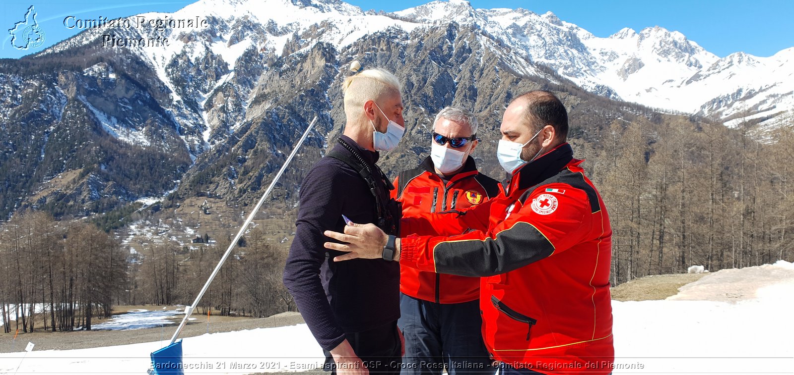 Bardonecchia 21 Marzo 2021 - Esami aspiranti OSP - Croce Rossa Italiana - Comitato Regionale del Piemonte