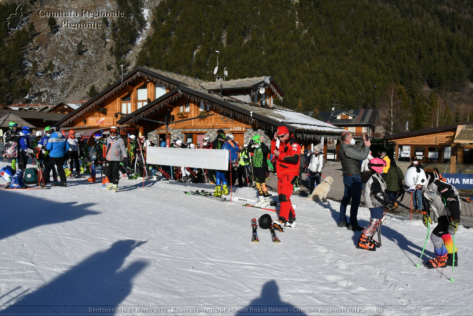 Bardonecchia 21 Marzo 2021 - Esami aspiranti OSP - Croce Rossa Italiana - Comitato Regionale del Piemonte