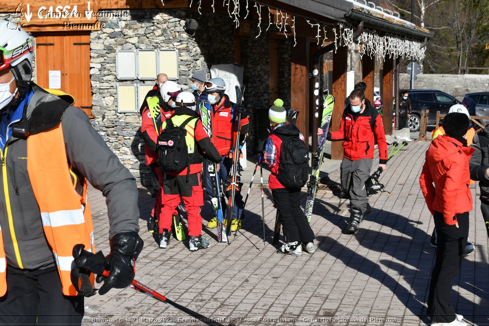 Bardonecchia 21 Marzo 2021 - Esami aspiranti OSP - Croce Rossa Italiana - Comitato Regionale del Piemonte