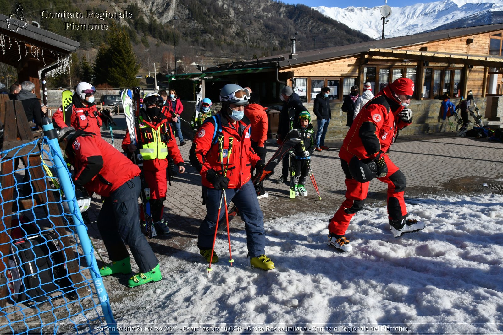 Bardonecchia 21 Marzo 2021 - Esami aspiranti OSP - Croce Rossa Italiana - Comitato Regionale del Piemonte