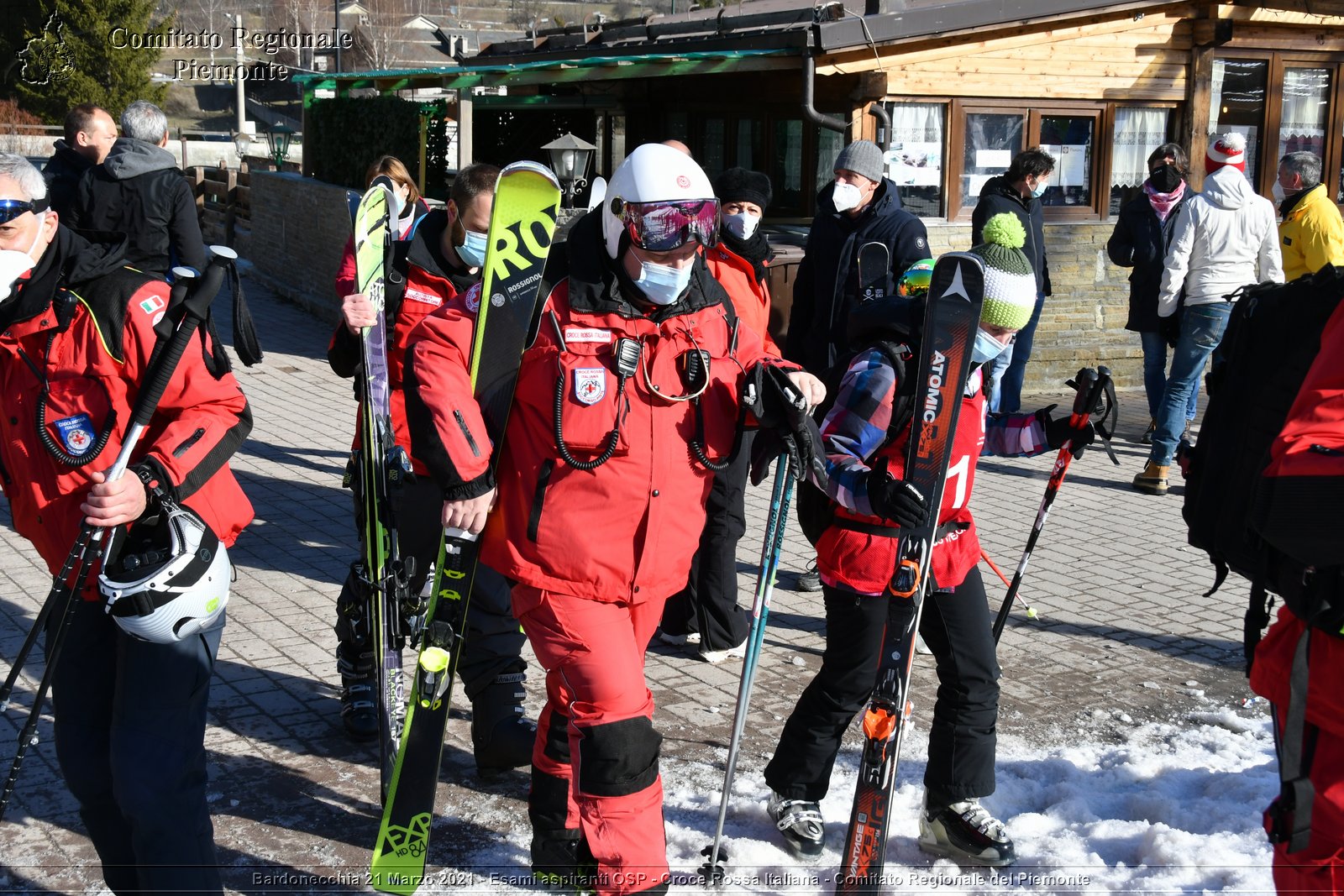 Bardonecchia 21 Marzo 2021 - Esami aspiranti OSP - Croce Rossa Italiana - Comitato Regionale del Piemonte