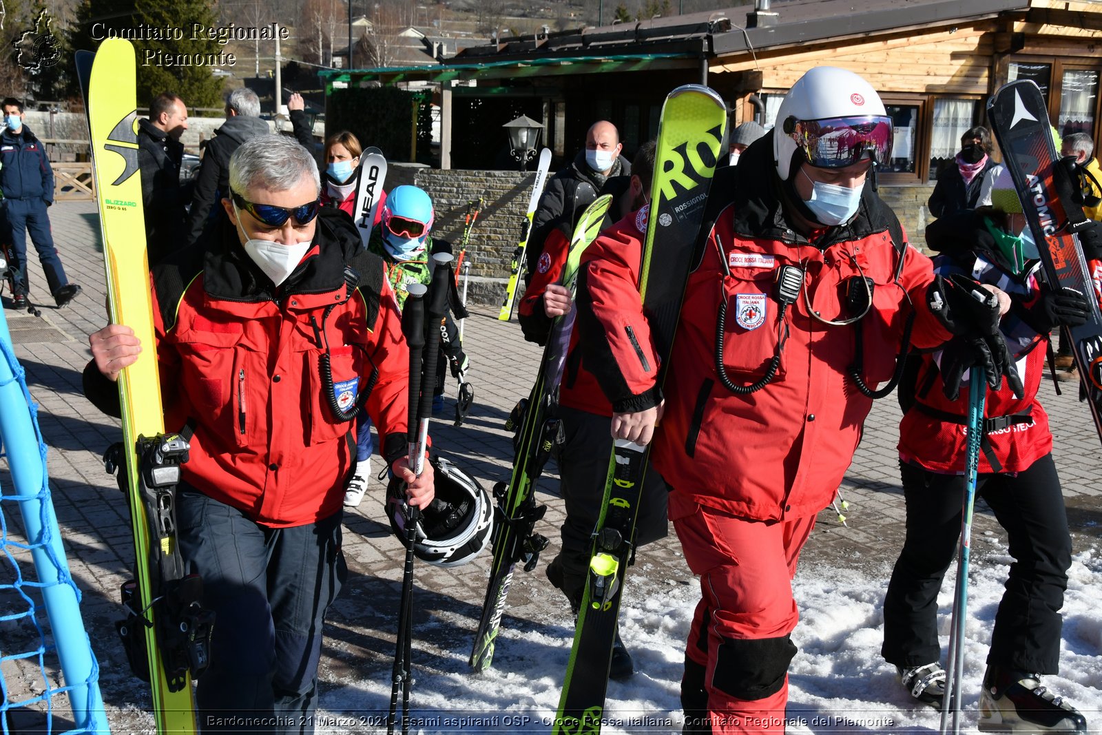 Bardonecchia 21 Marzo 2021 - Esami aspiranti OSP - Croce Rossa Italiana - Comitato Regionale del Piemonte