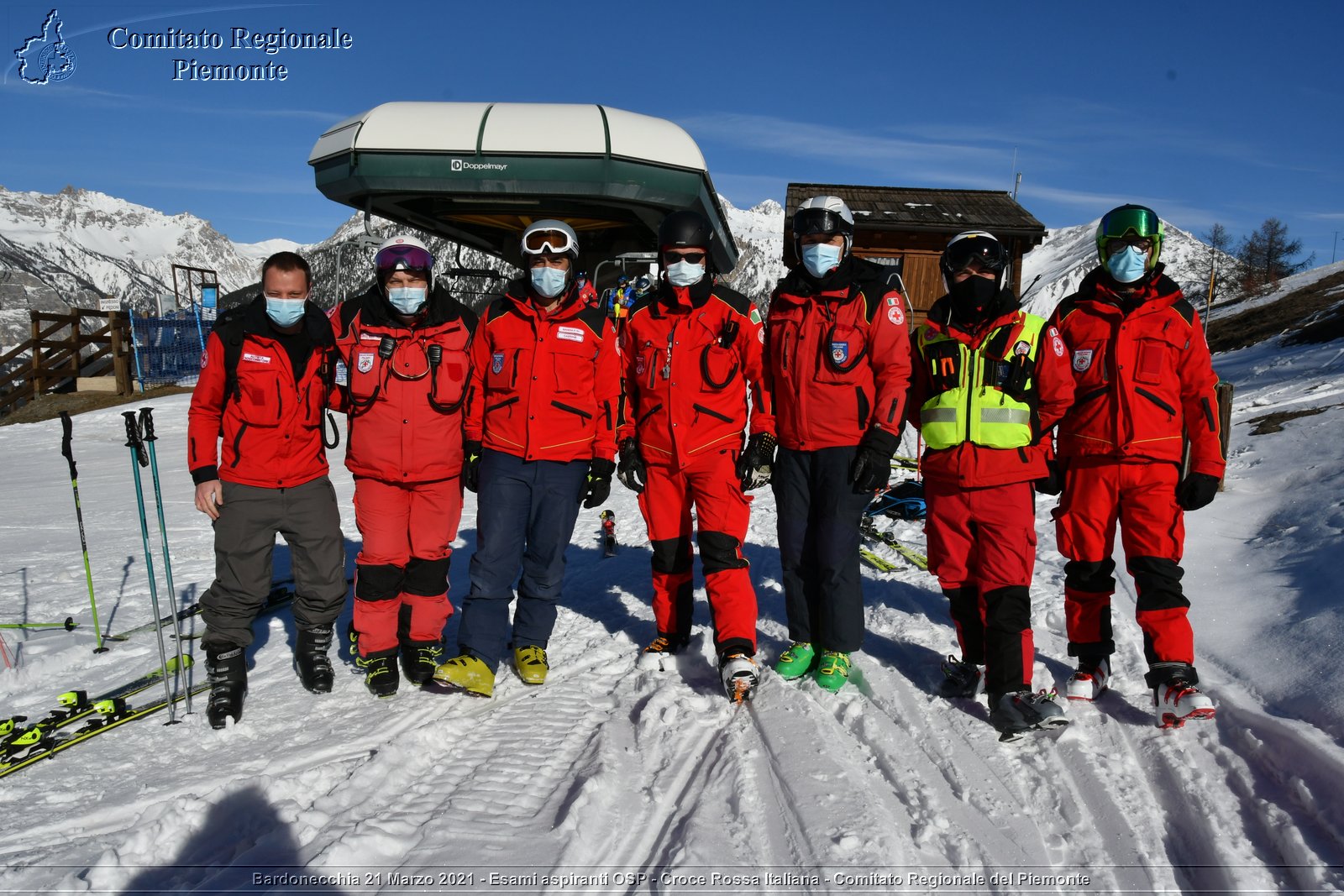 Bardonecchia 21 Marzo 2021 - Esami aspiranti OSP - Croce Rossa Italiana - Comitato Regionale del Piemonte