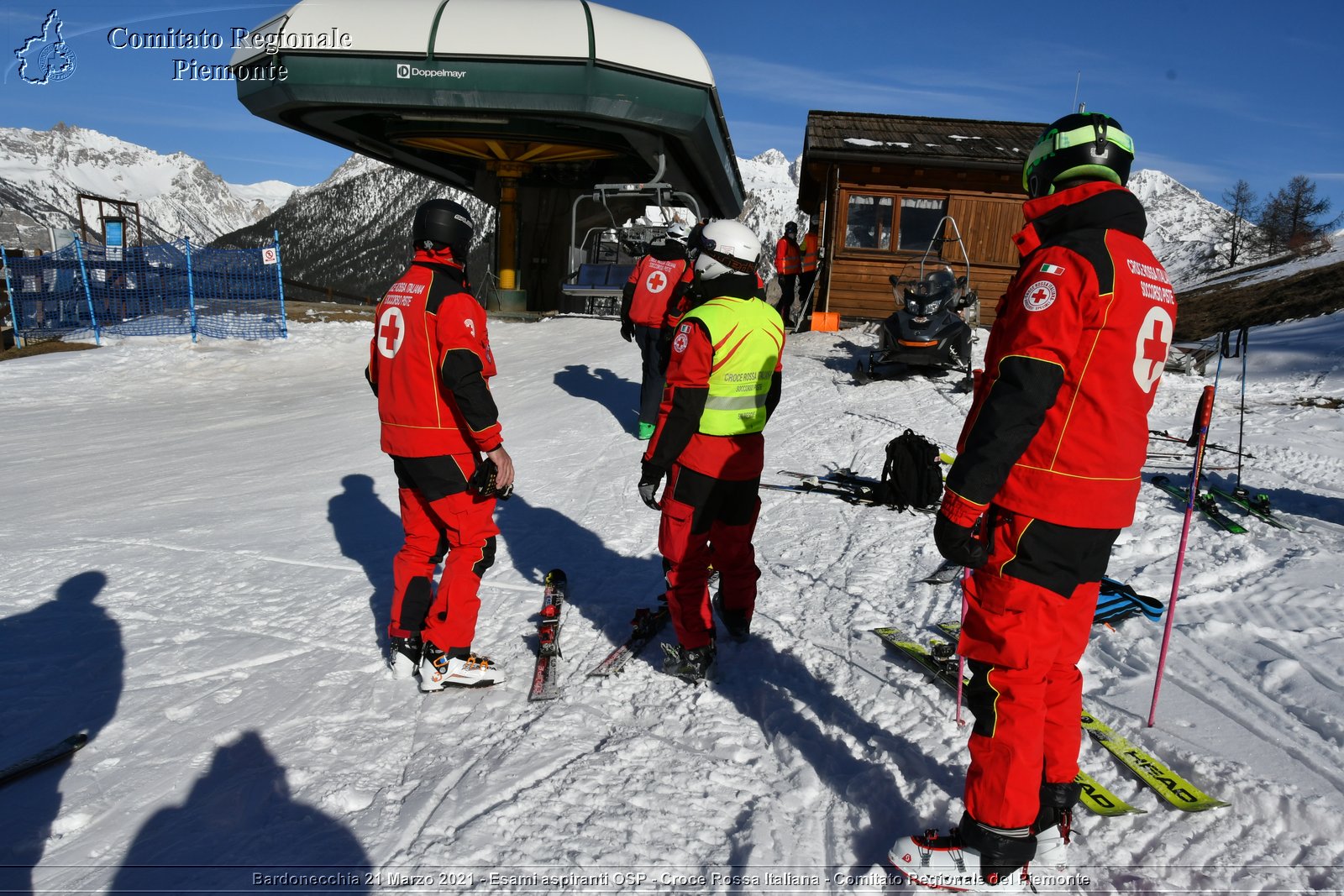 Bardonecchia 21 Marzo 2021 - Esami aspiranti OSP - Croce Rossa Italiana - Comitato Regionale del Piemonte