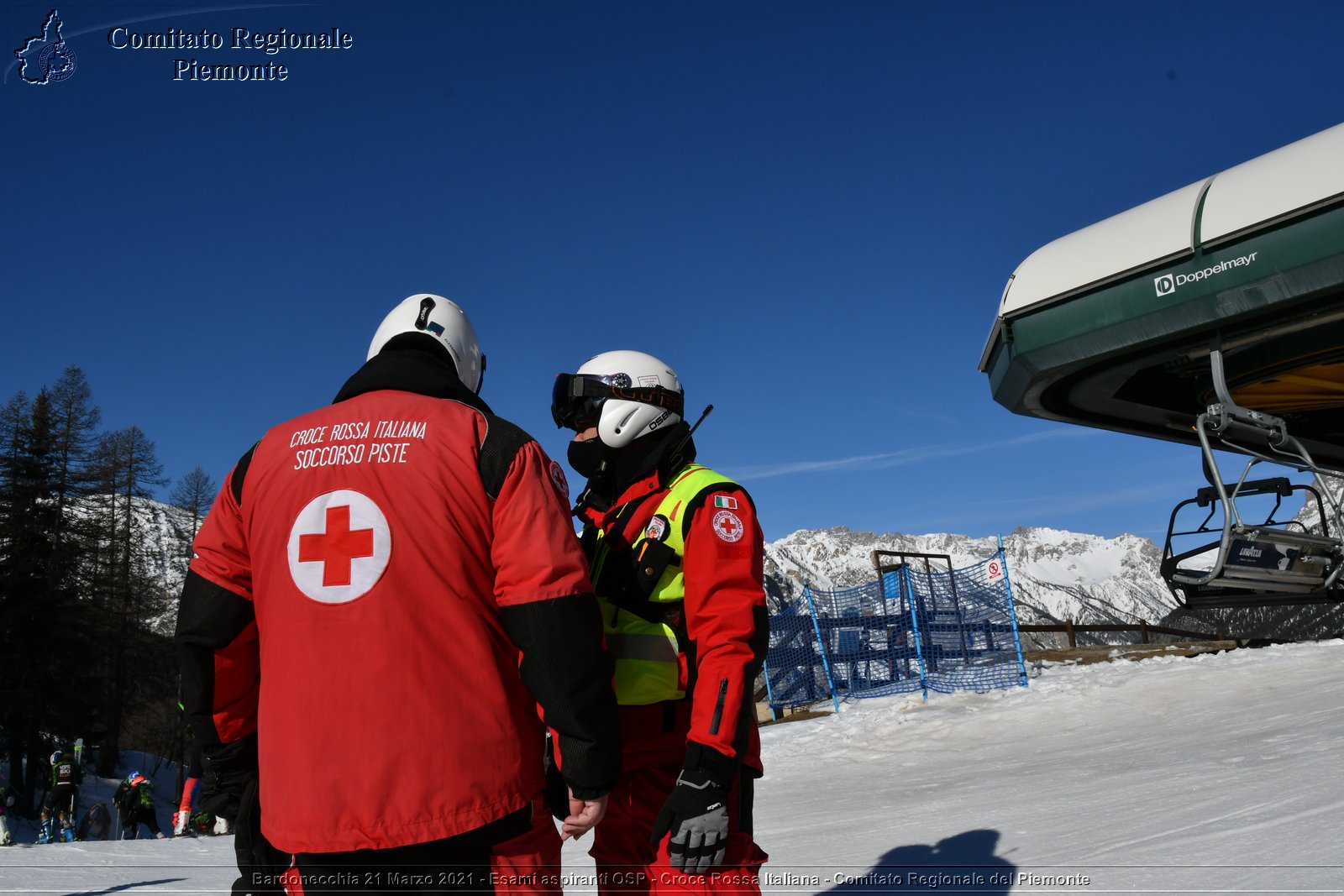 Bardonecchia 21 Marzo 2021 - Esami aspiranti OSP - Croce Rossa Italiana - Comitato Regionale del Piemonte