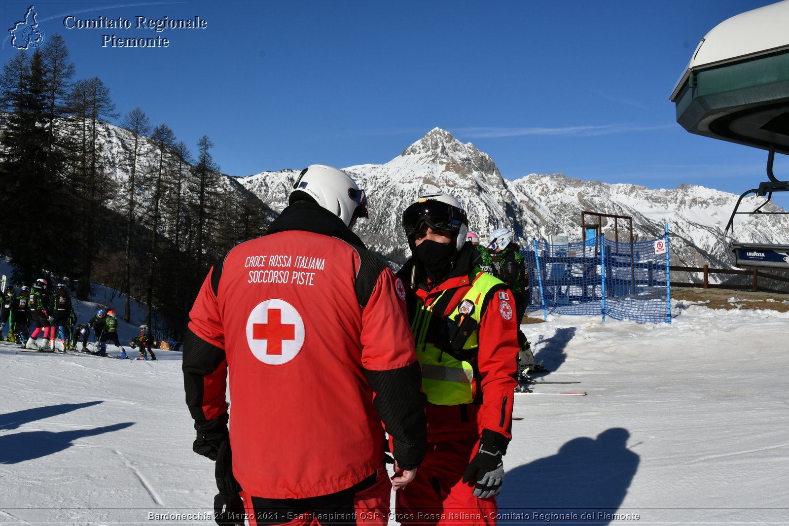 Bardonecchia 21 Marzo 2021 - Esami aspiranti OSP - Croce Rossa Italiana - Comitato Regionale del Piemonte