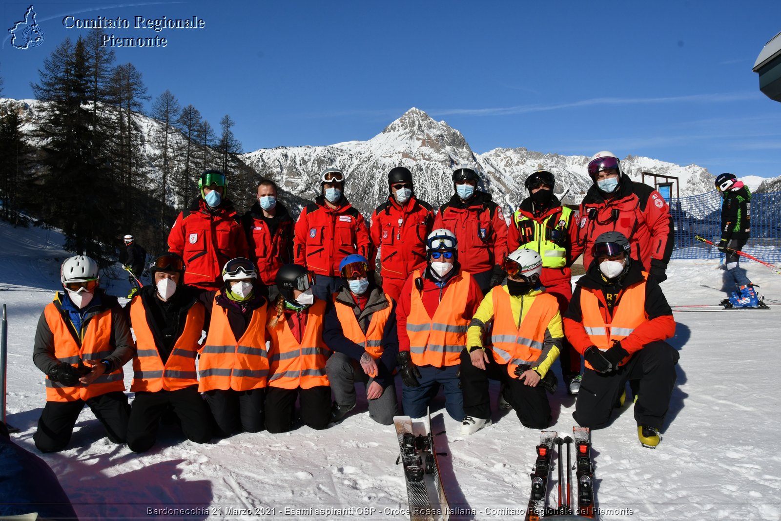 Bardonecchia 21 Marzo 2021 - Esami aspiranti OSP - Croce Rossa Italiana - Comitato Regionale del Piemonte