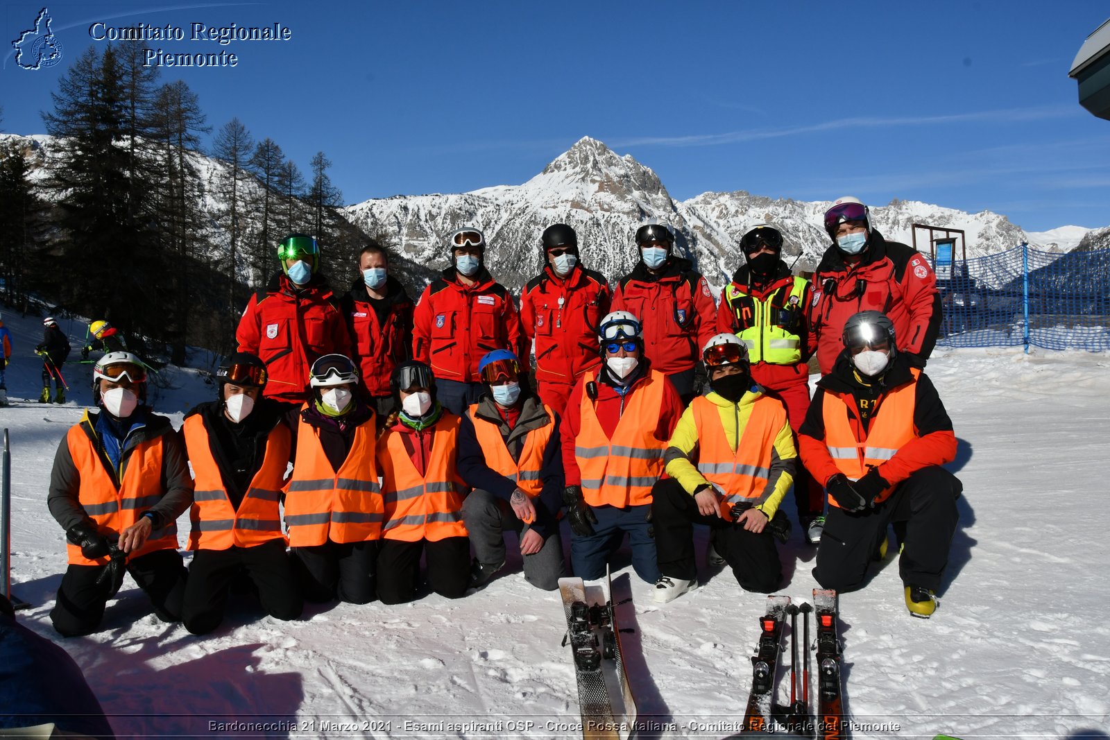 Bardonecchia 21 Marzo 2021 - Esami aspiranti OSP - Croce Rossa Italiana - Comitato Regionale del Piemonte