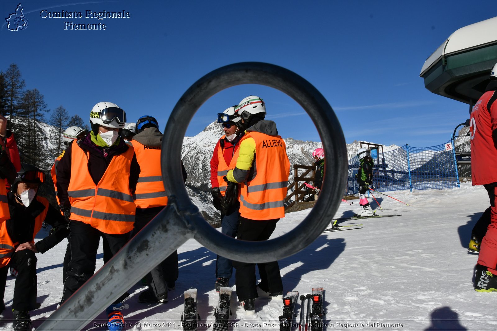 Bardonecchia 21 Marzo 2021 - Esami aspiranti OSP - Croce Rossa Italiana - Comitato Regionale del Piemonte