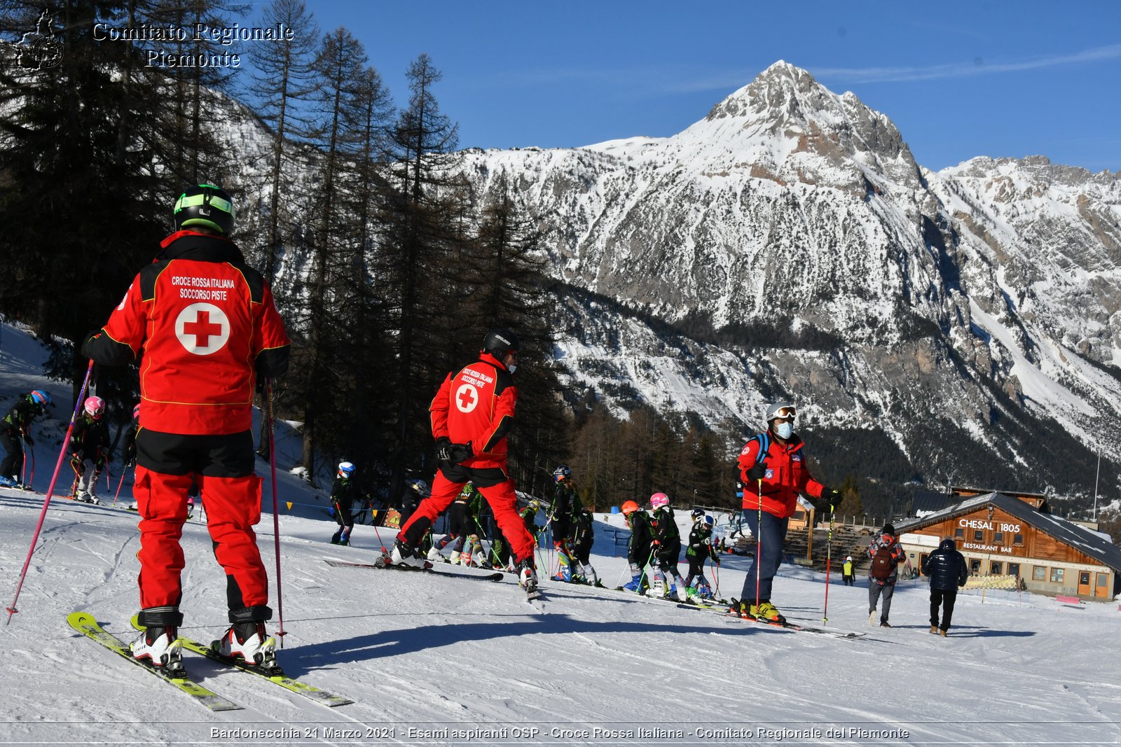 Bardonecchia 21 Marzo 2021 - Esami aspiranti OSP - Croce Rossa Italiana - Comitato Regionale del Piemonte