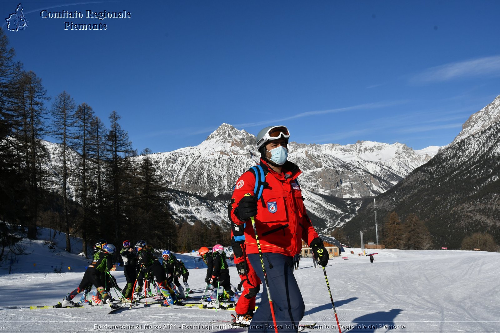 Bardonecchia 21 Marzo 2021 - Esami aspiranti OSP - Croce Rossa Italiana - Comitato Regionale del Piemonte