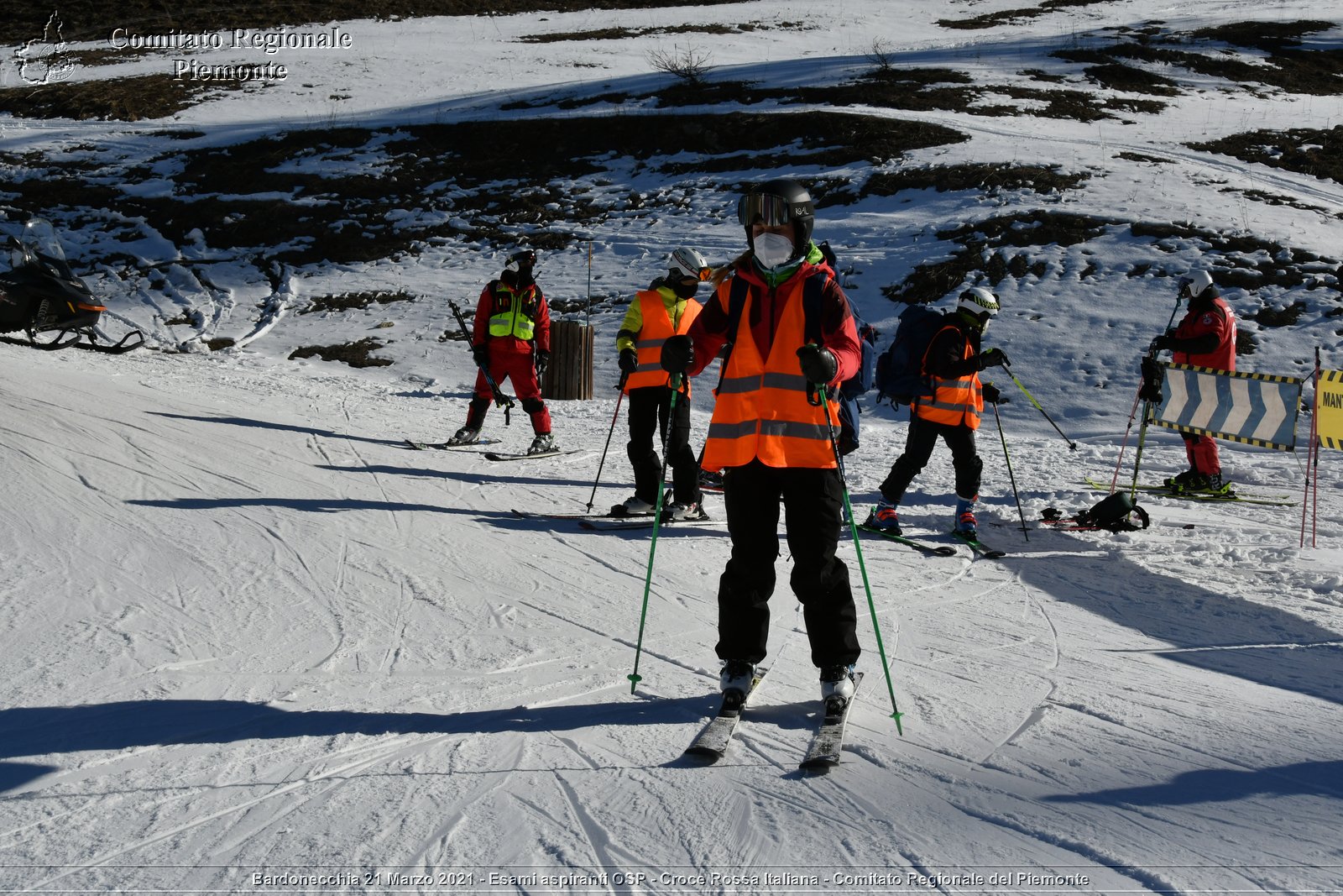 Bardonecchia 21 Marzo 2021 - Esami aspiranti OSP - Croce Rossa Italiana - Comitato Regionale del Piemonte