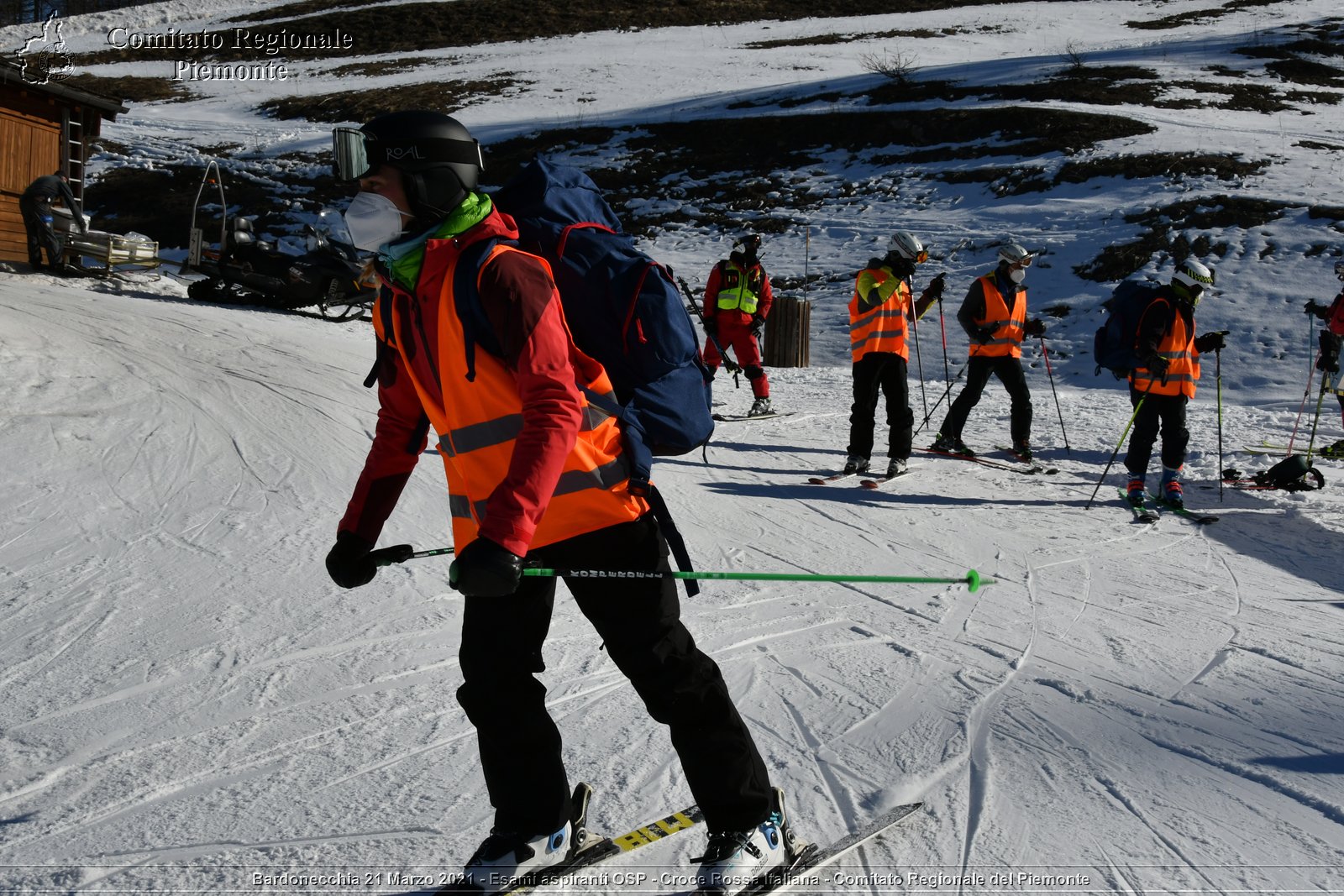 Bardonecchia 21 Marzo 2021 - Esami aspiranti OSP - Croce Rossa Italiana - Comitato Regionale del Piemonte