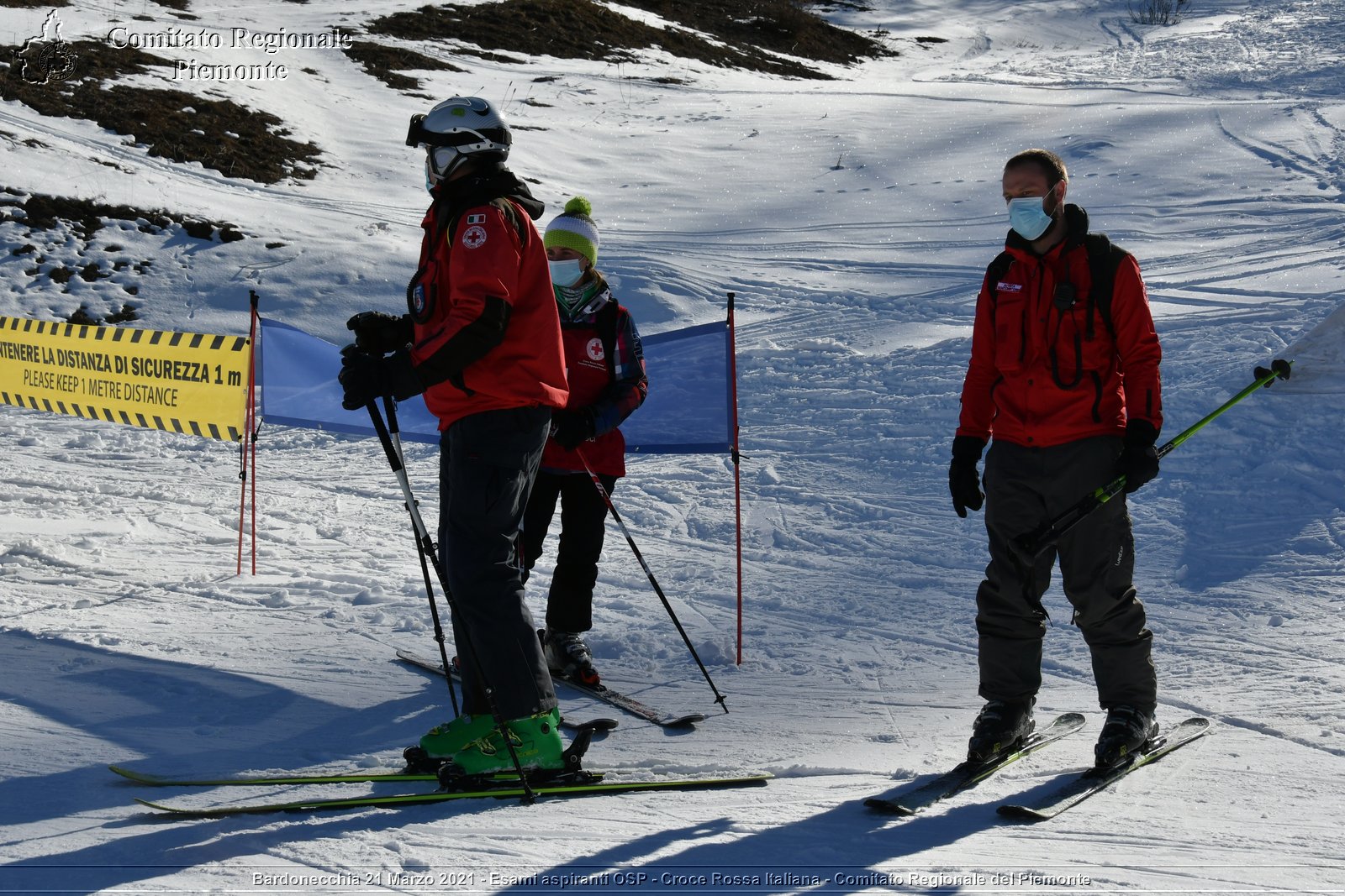 Bardonecchia 21 Marzo 2021 - Esami aspiranti OSP - Croce Rossa Italiana - Comitato Regionale del Piemonte