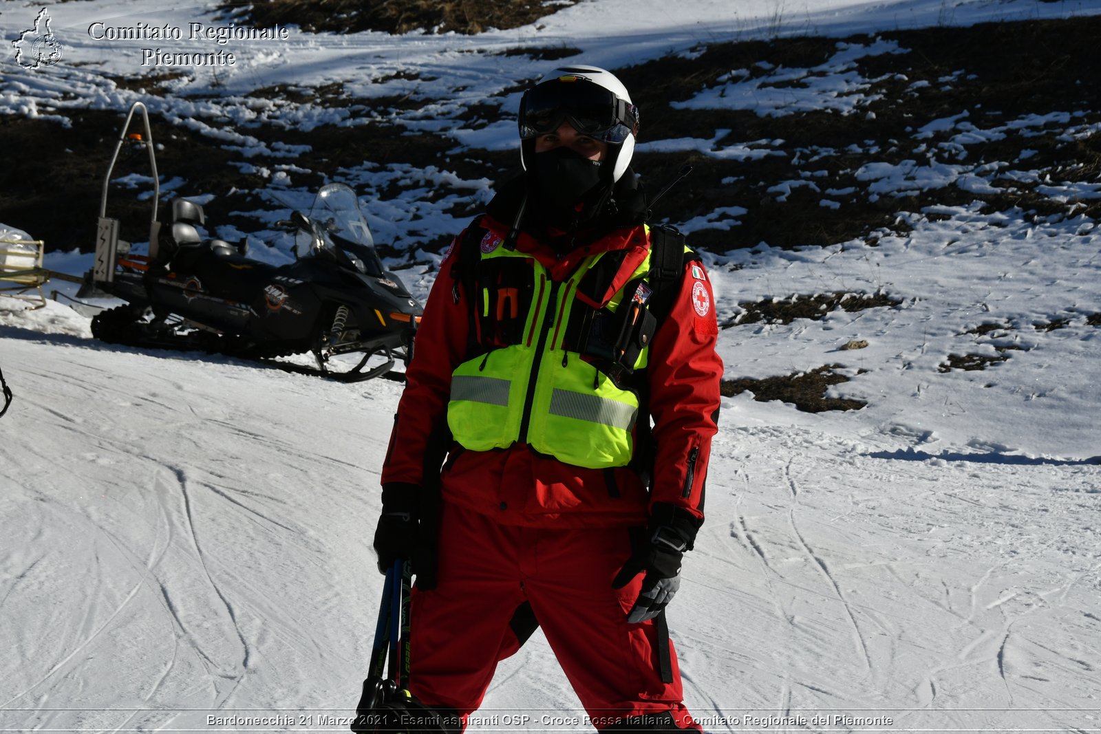 Bardonecchia 21 Marzo 2021 - Esami aspiranti OSP - Croce Rossa Italiana - Comitato Regionale del Piemonte