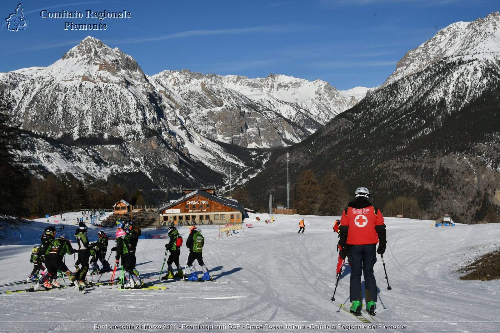 Bardonecchia 21 Marzo 2021 - Esami aspiranti OSP - Croce Rossa Italiana - Comitato Regionale del Piemonte