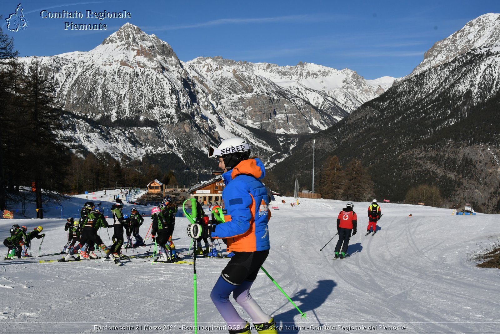 Bardonecchia 21 Marzo 2021 - Esami aspiranti OSP - Croce Rossa Italiana - Comitato Regionale del Piemonte