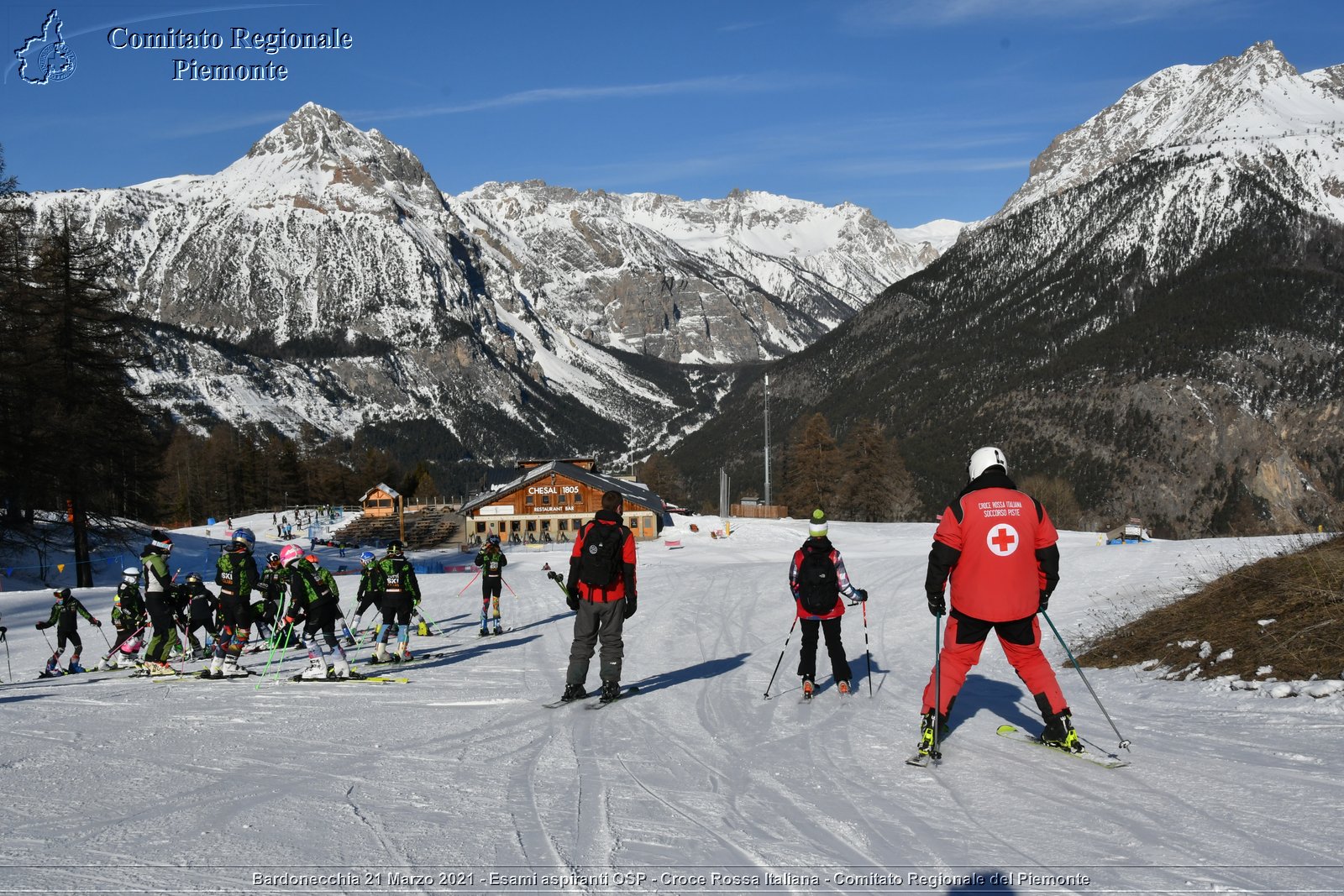 Bardonecchia 21 Marzo 2021 - Esami aspiranti OSP - Croce Rossa Italiana - Comitato Regionale del Piemonte