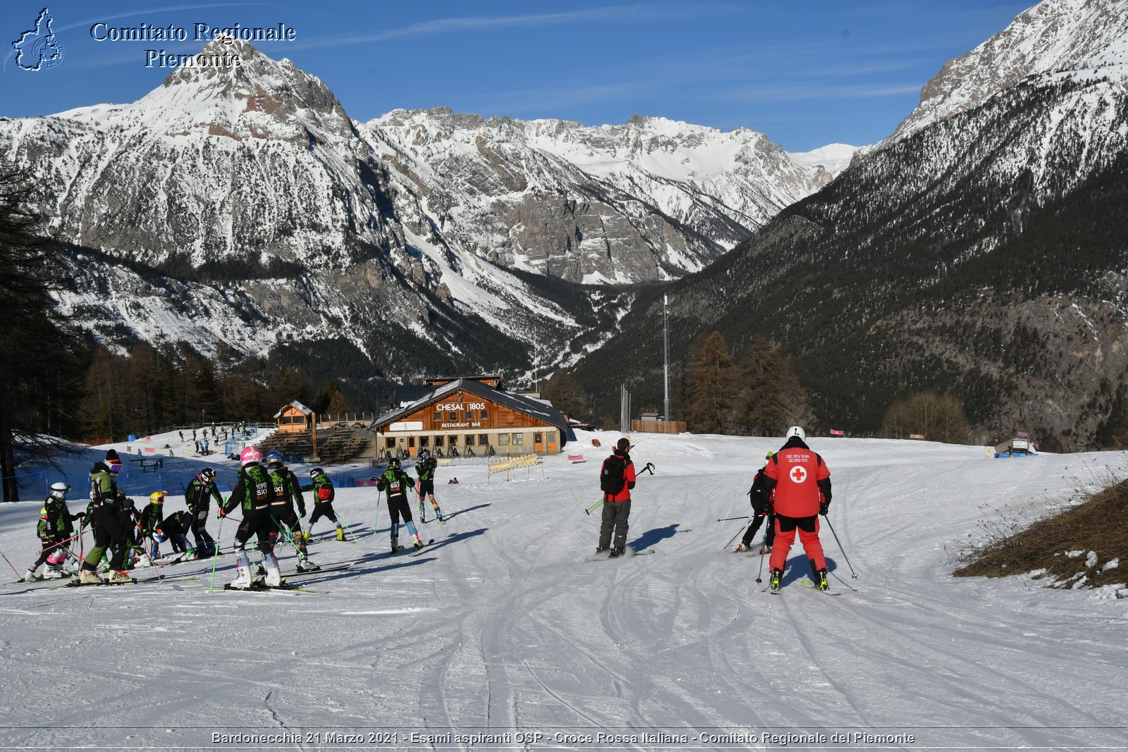 Bardonecchia 21 Marzo 2021 - Esami aspiranti OSP - Croce Rossa Italiana - Comitato Regionale del Piemonte