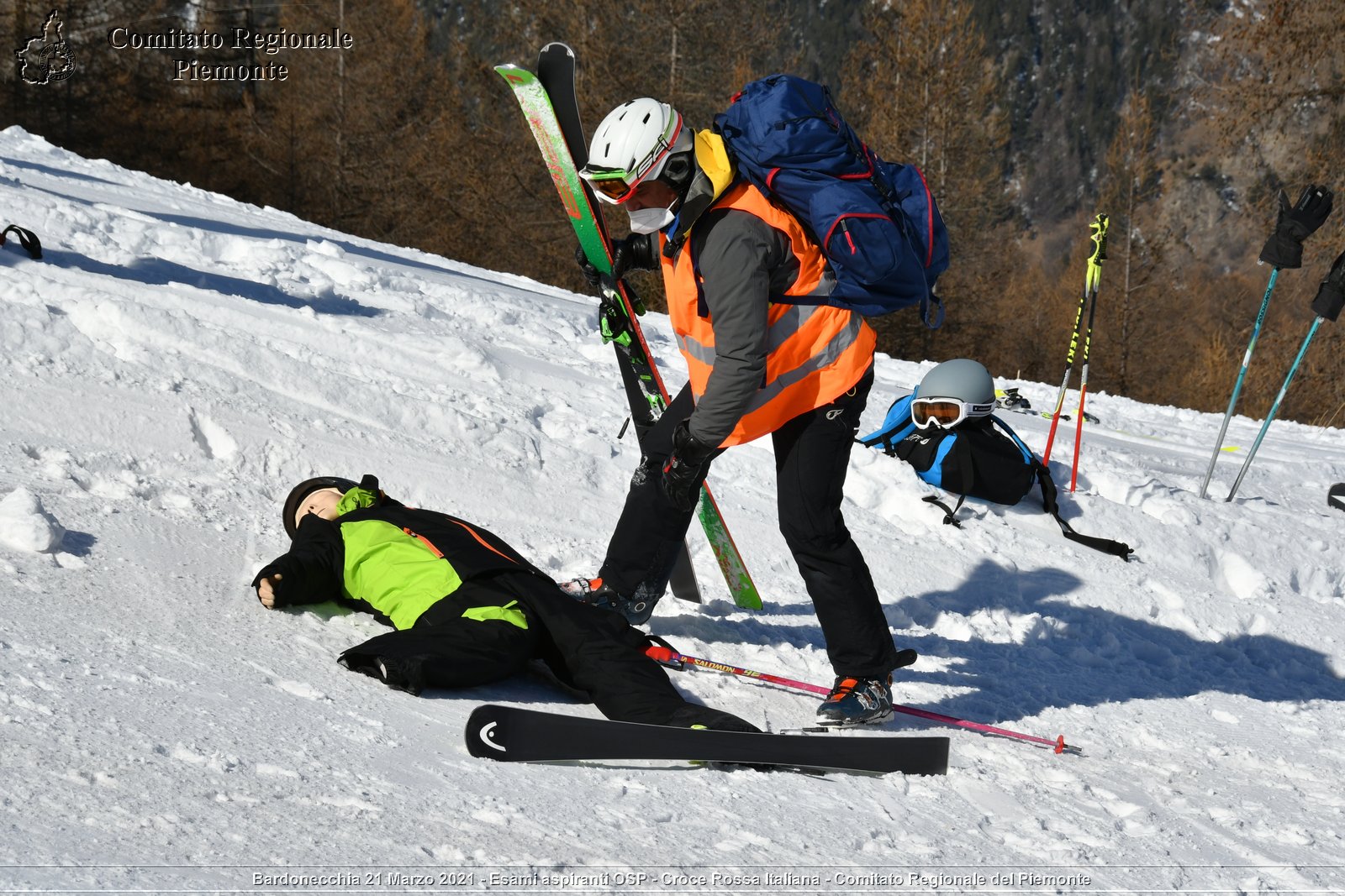 Bardonecchia 21 Marzo 2021 - Esami aspiranti OSP - Croce Rossa Italiana - Comitato Regionale del Piemonte