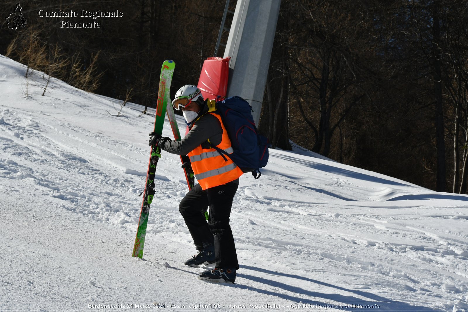 Bardonecchia 21 Marzo 2021 - Esami aspiranti OSP - Croce Rossa Italiana - Comitato Regionale del Piemonte