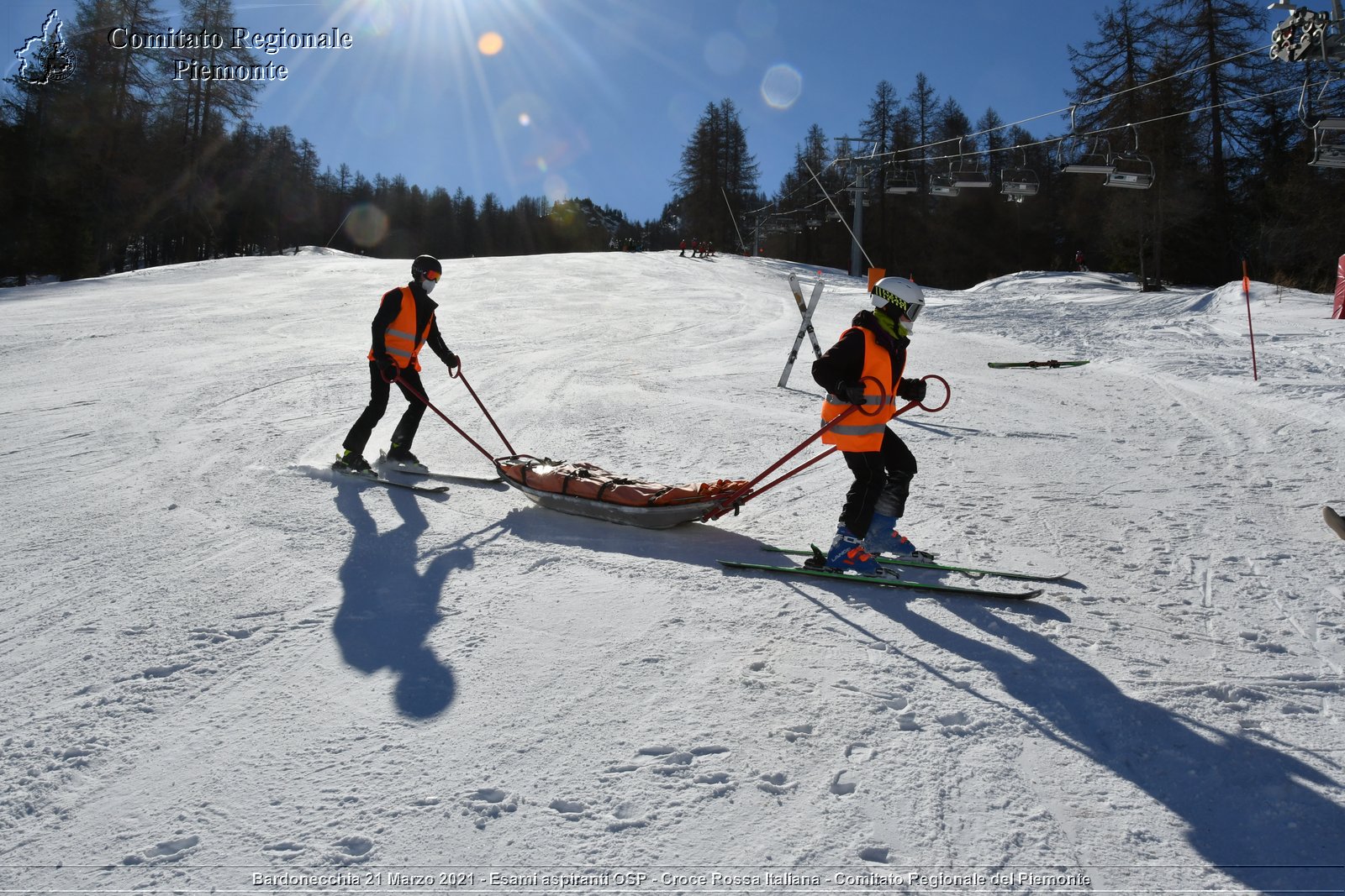 Bardonecchia 21 Marzo 2021 - Esami aspiranti OSP - Croce Rossa Italiana - Comitato Regionale del Piemonte