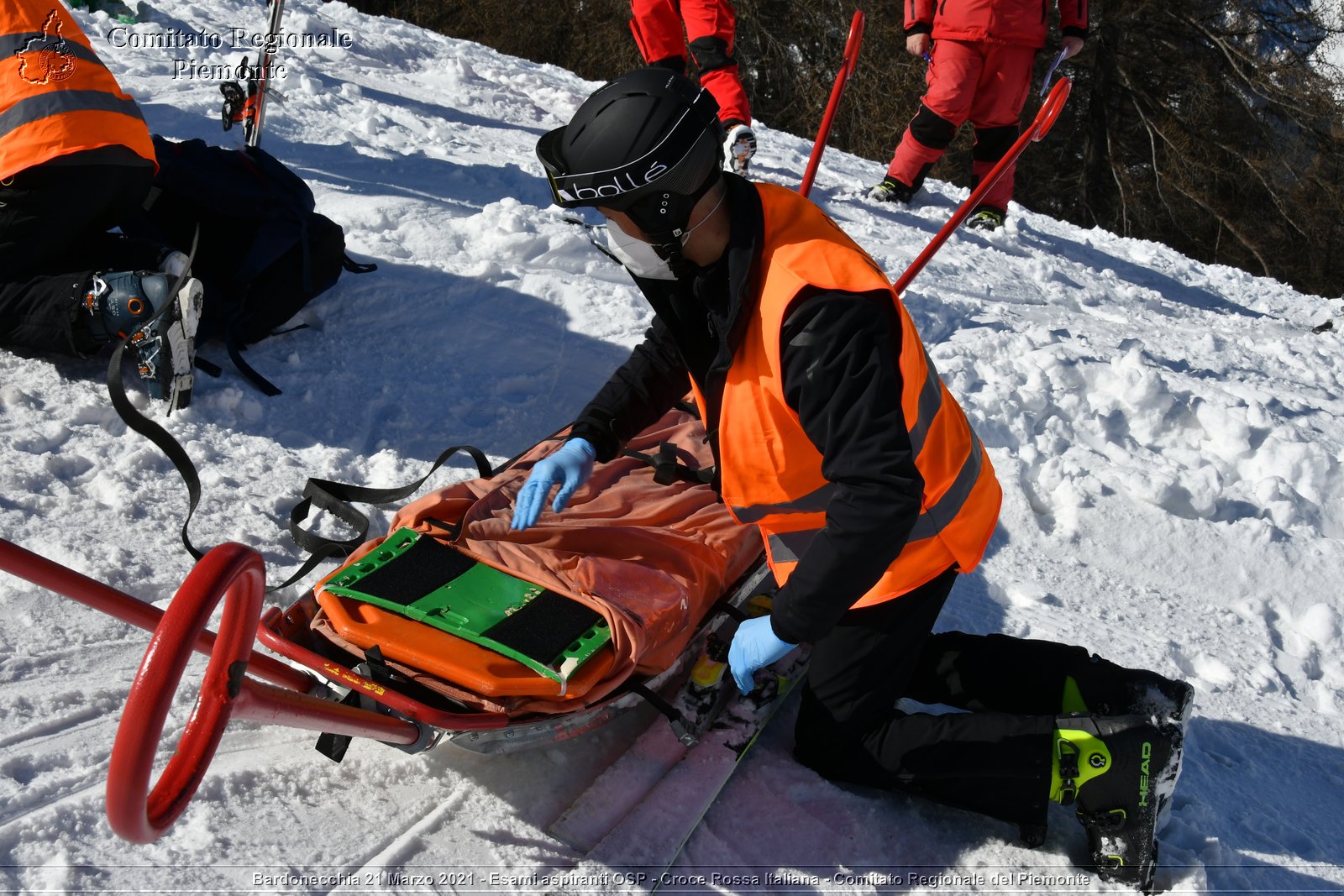 Bardonecchia 21 Marzo 2021 - Esami aspiranti OSP - Croce Rossa Italiana - Comitato Regionale del Piemonte