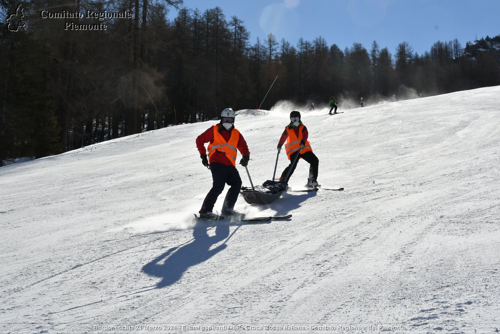 Bardonecchia 21 Marzo 2021 - Esami aspiranti OSP - Croce Rossa Italiana - Comitato Regionale del Piemonte