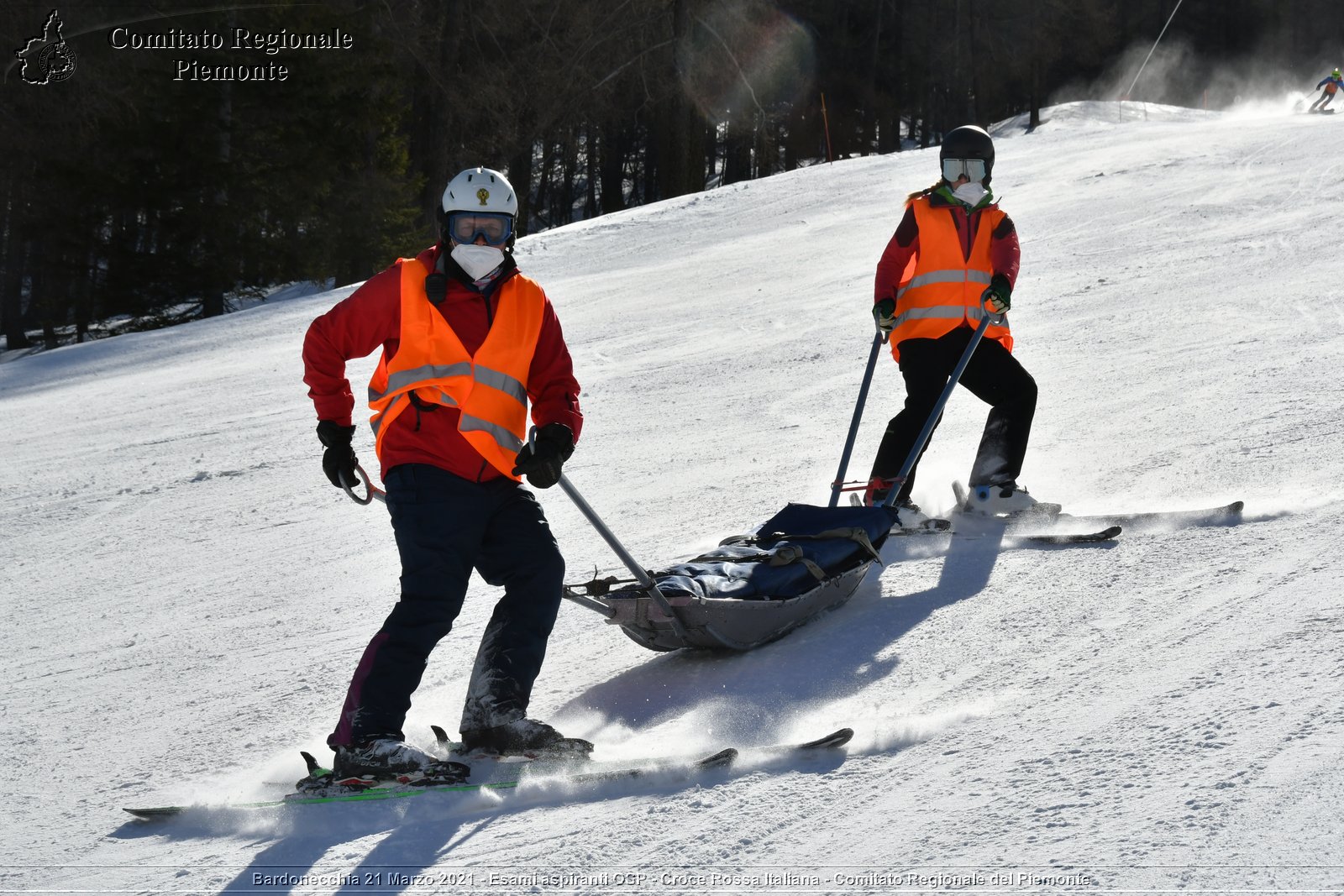 Bardonecchia 21 Marzo 2021 - Esami aspiranti OSP - Croce Rossa Italiana - Comitato Regionale del Piemonte