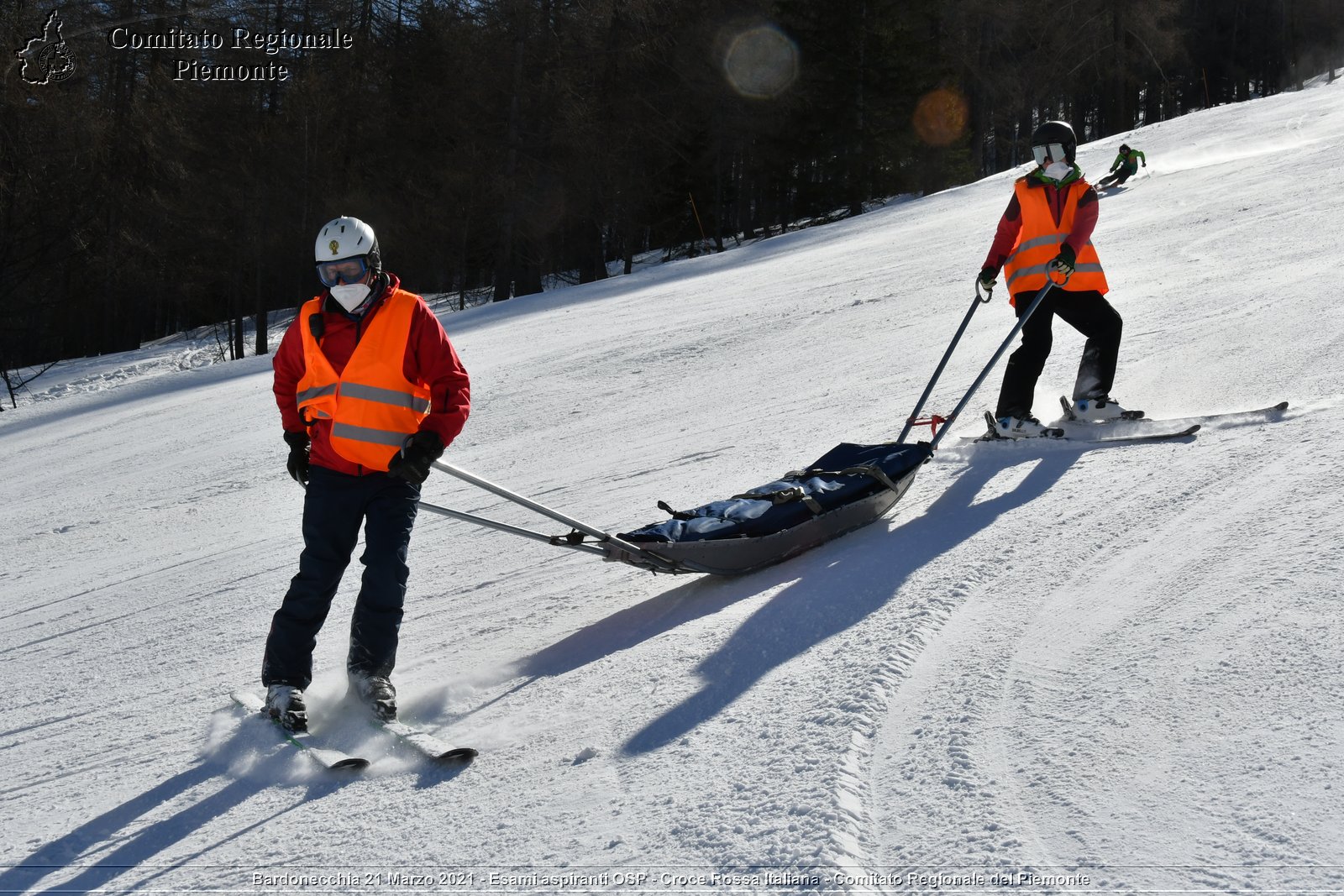 Bardonecchia 21 Marzo 2021 - Esami aspiranti OSP - Croce Rossa Italiana - Comitato Regionale del Piemonte