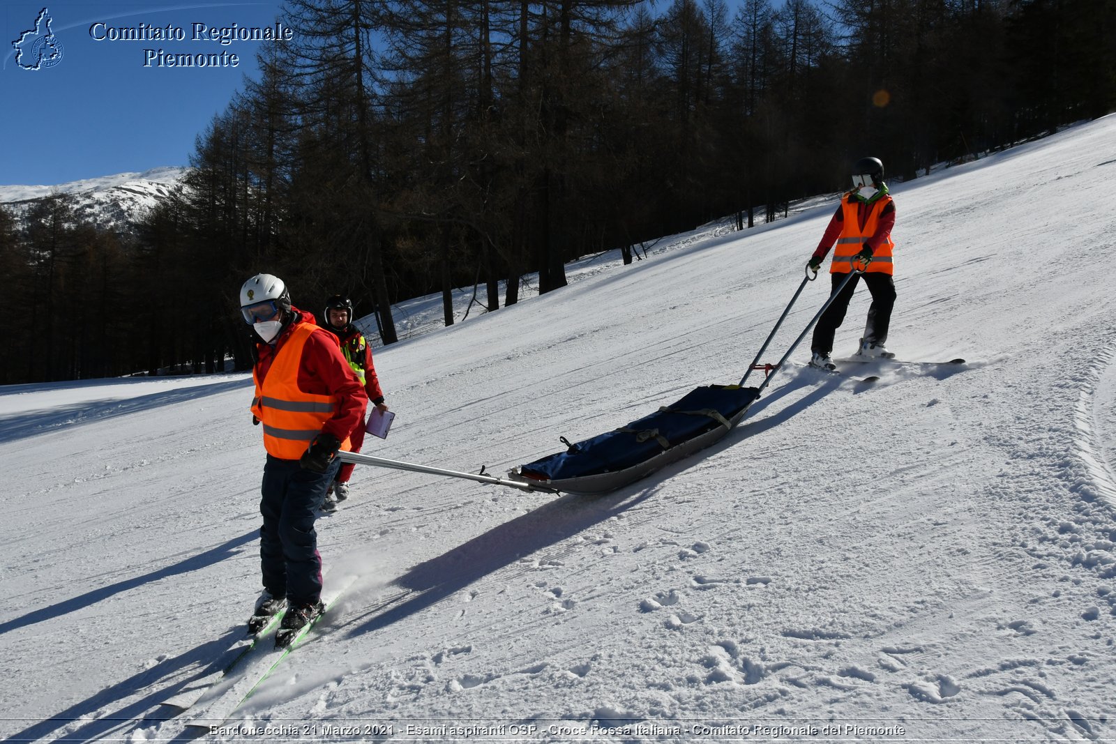 Bardonecchia 21 Marzo 2021 - Esami aspiranti OSP - Croce Rossa Italiana - Comitato Regionale del Piemonte