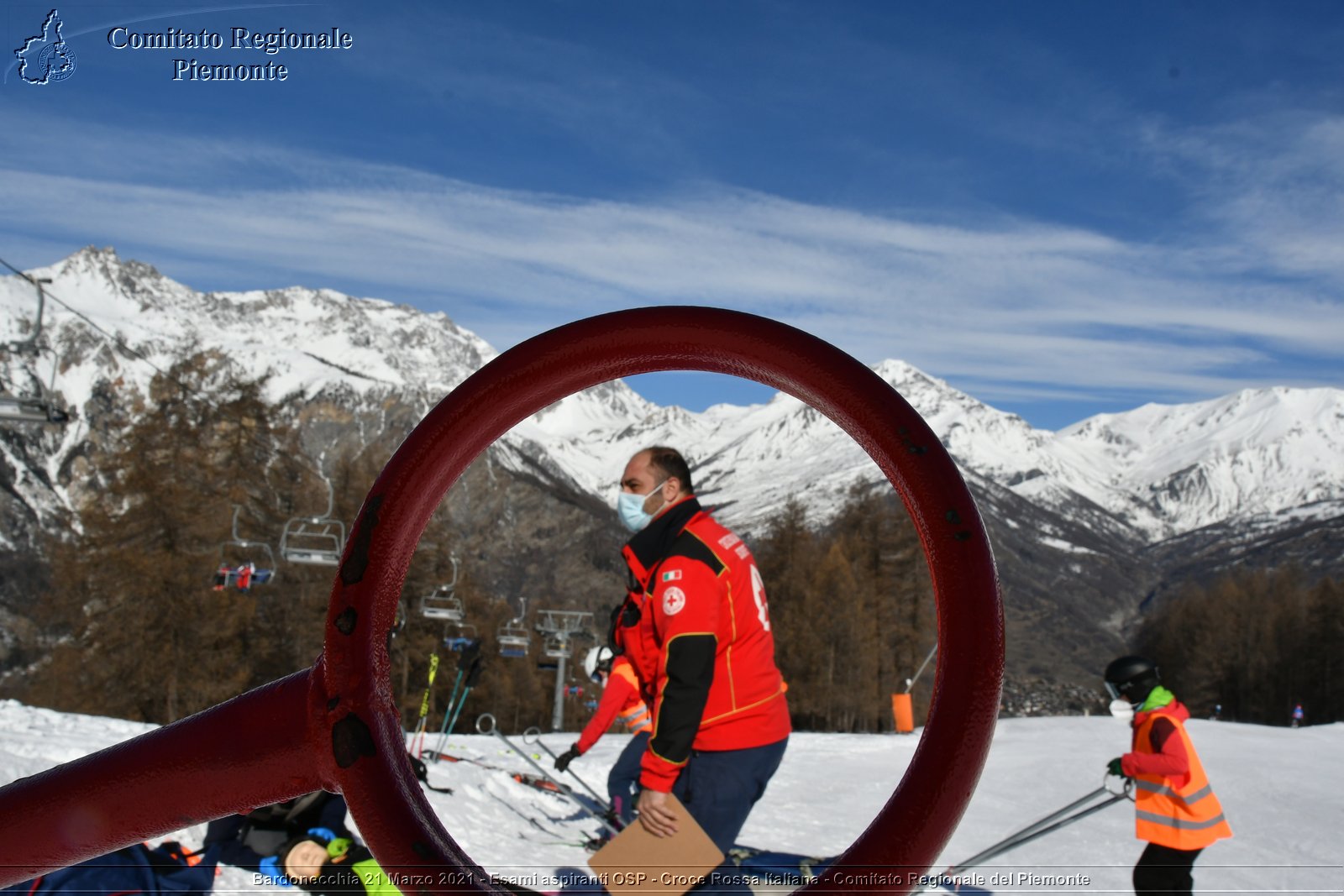 Bardonecchia 21 Marzo 2021 - Esami aspiranti OSP - Croce Rossa Italiana - Comitato Regionale del Piemonte