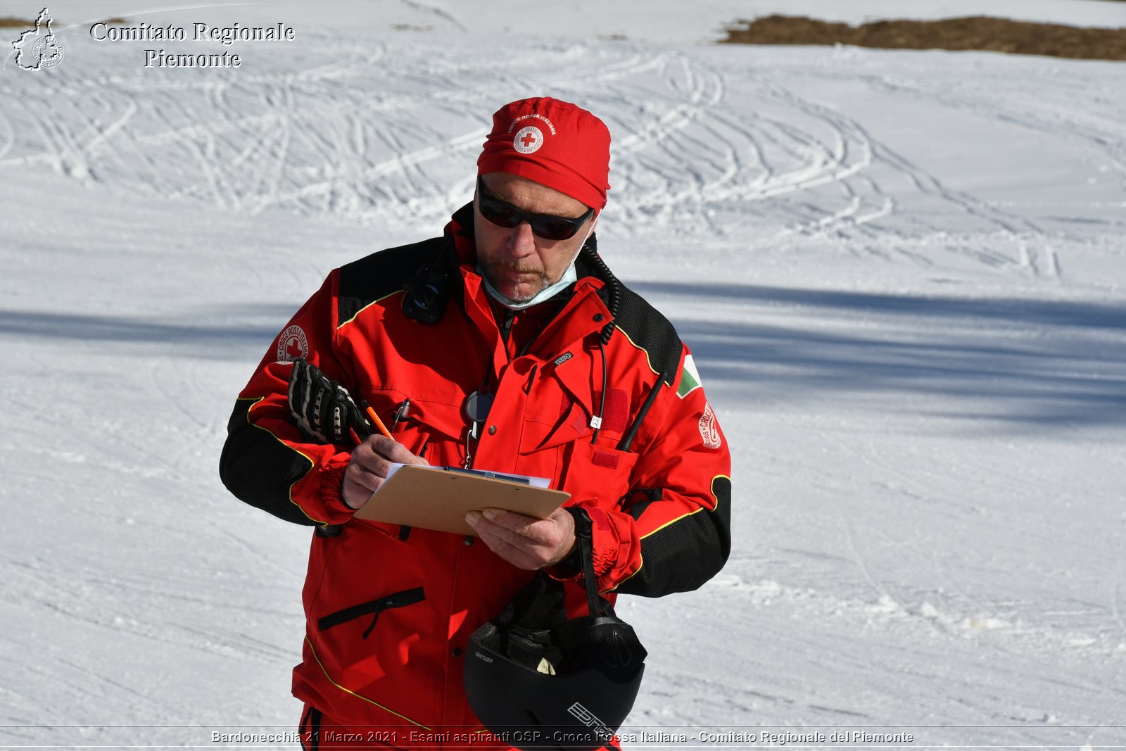 Bardonecchia 21 Marzo 2021 - Esami aspiranti OSP - Croce Rossa Italiana - Comitato Regionale del Piemonte