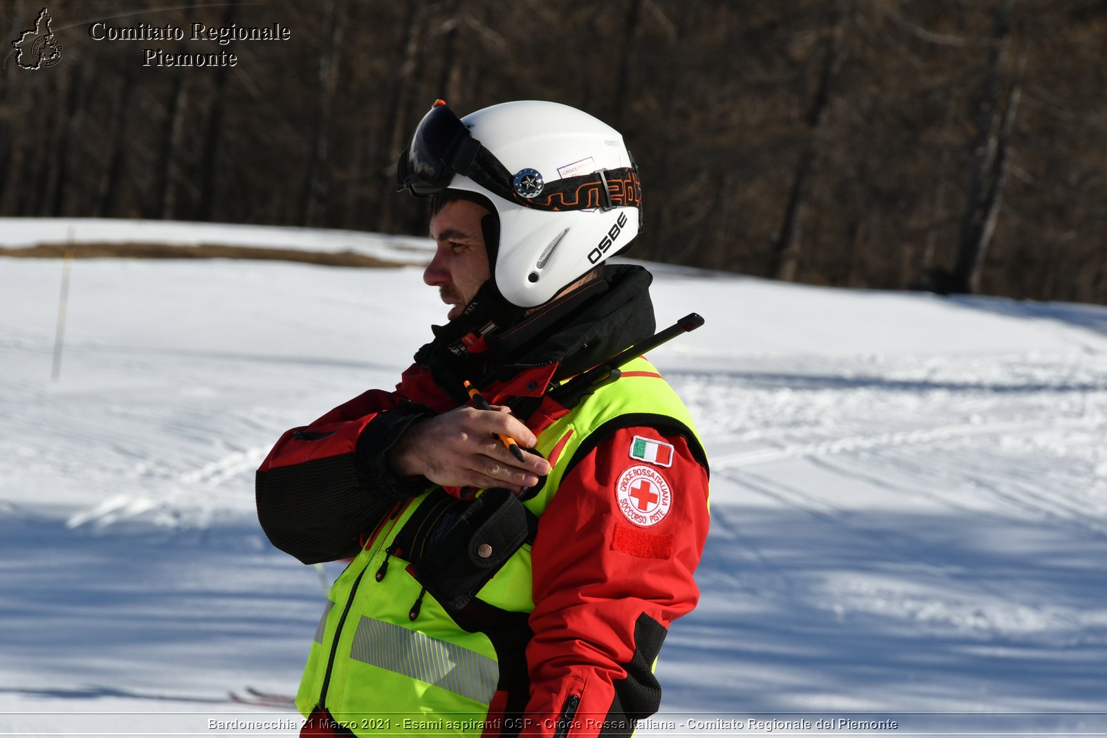 Bardonecchia 21 Marzo 2021 - Esami aspiranti OSP - Croce Rossa Italiana - Comitato Regionale del Piemonte