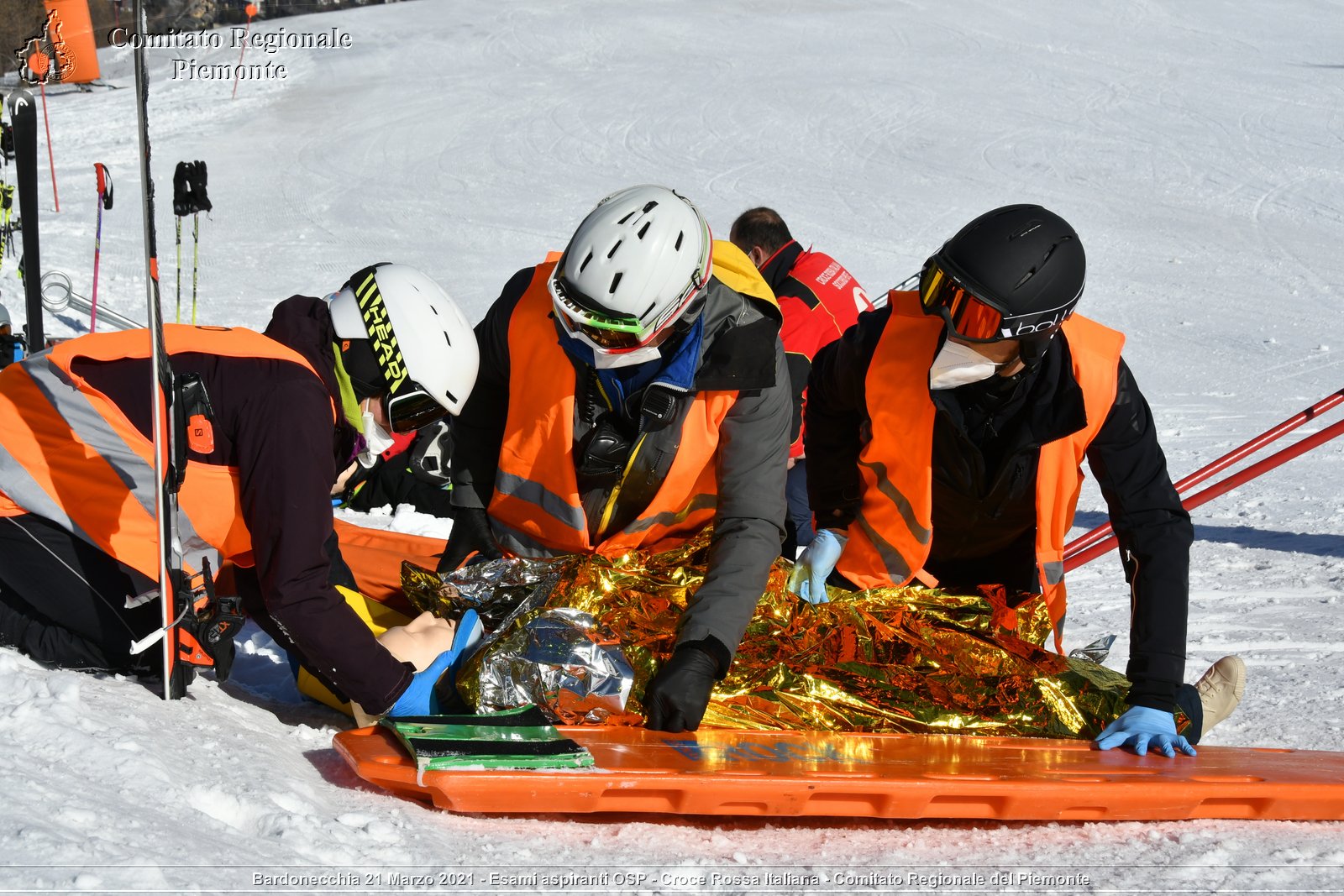 Bardonecchia 21 Marzo 2021 - Esami aspiranti OSP - Croce Rossa Italiana - Comitato Regionale del Piemonte