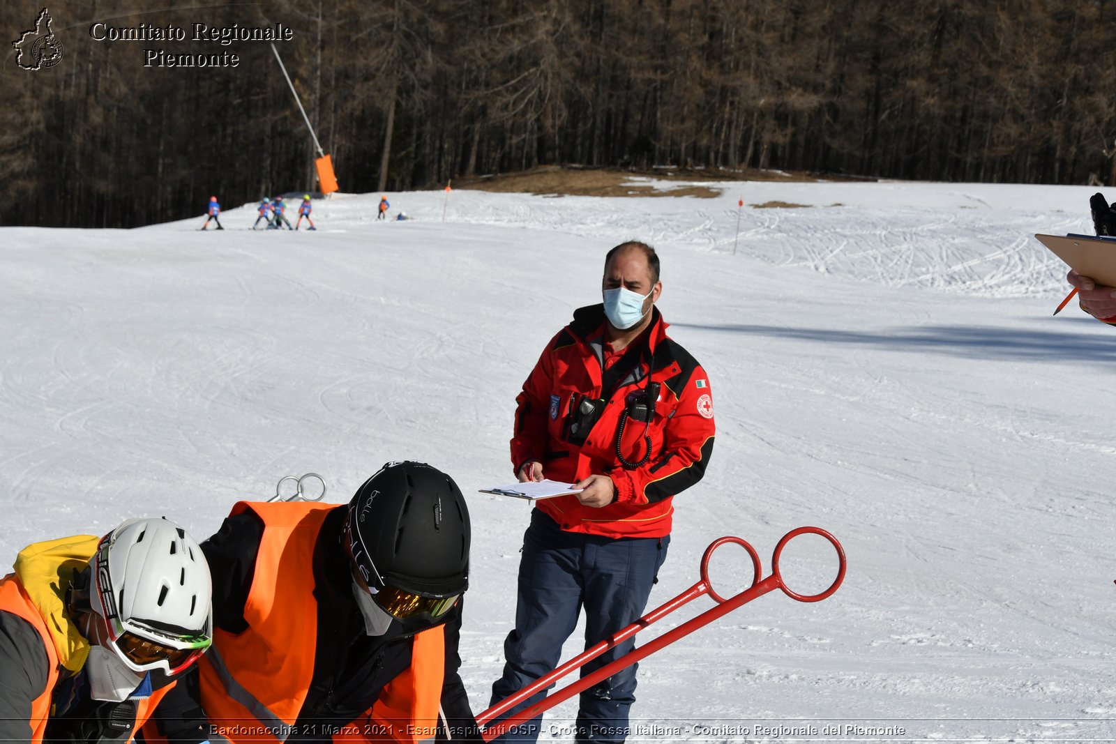 Bardonecchia 21 Marzo 2021 - Esami aspiranti OSP - Croce Rossa Italiana - Comitato Regionale del Piemonte