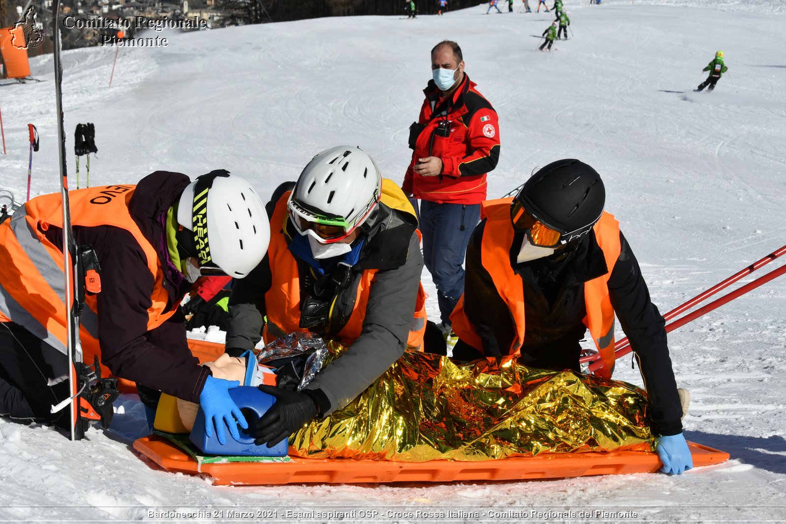 Bardonecchia 21 Marzo 2021 - Esami aspiranti OSP - Croce Rossa Italiana - Comitato Regionale del Piemonte