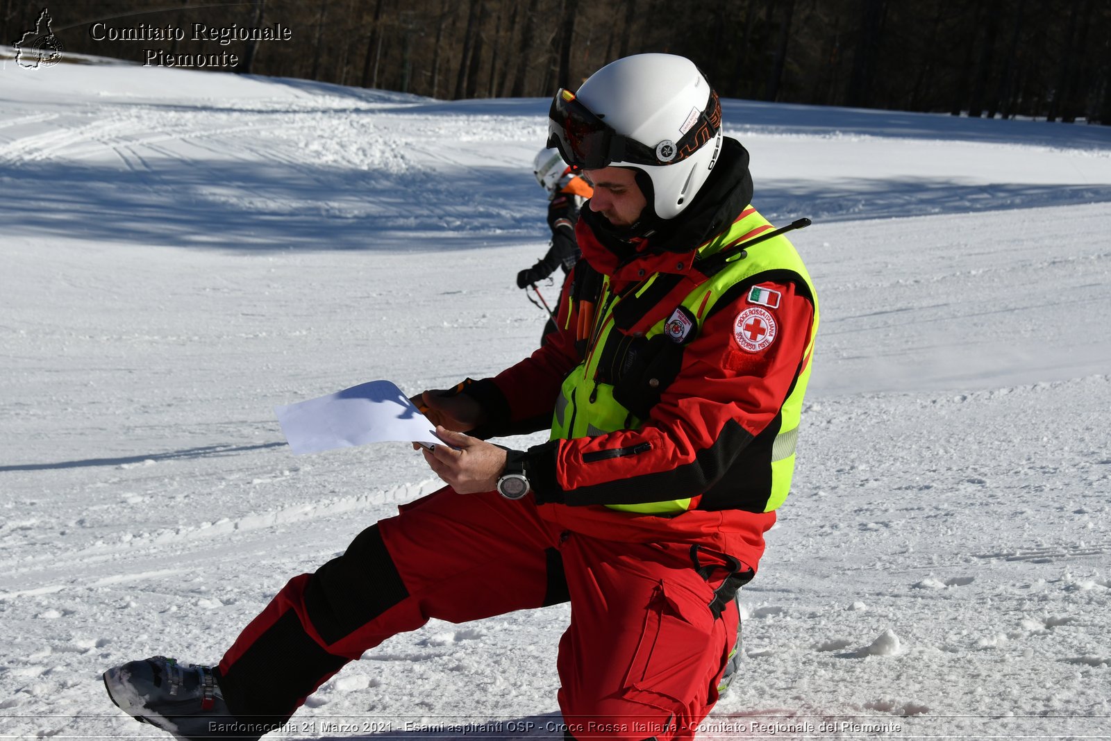 Bardonecchia 21 Marzo 2021 - Esami aspiranti OSP - Croce Rossa Italiana - Comitato Regionale del Piemonte