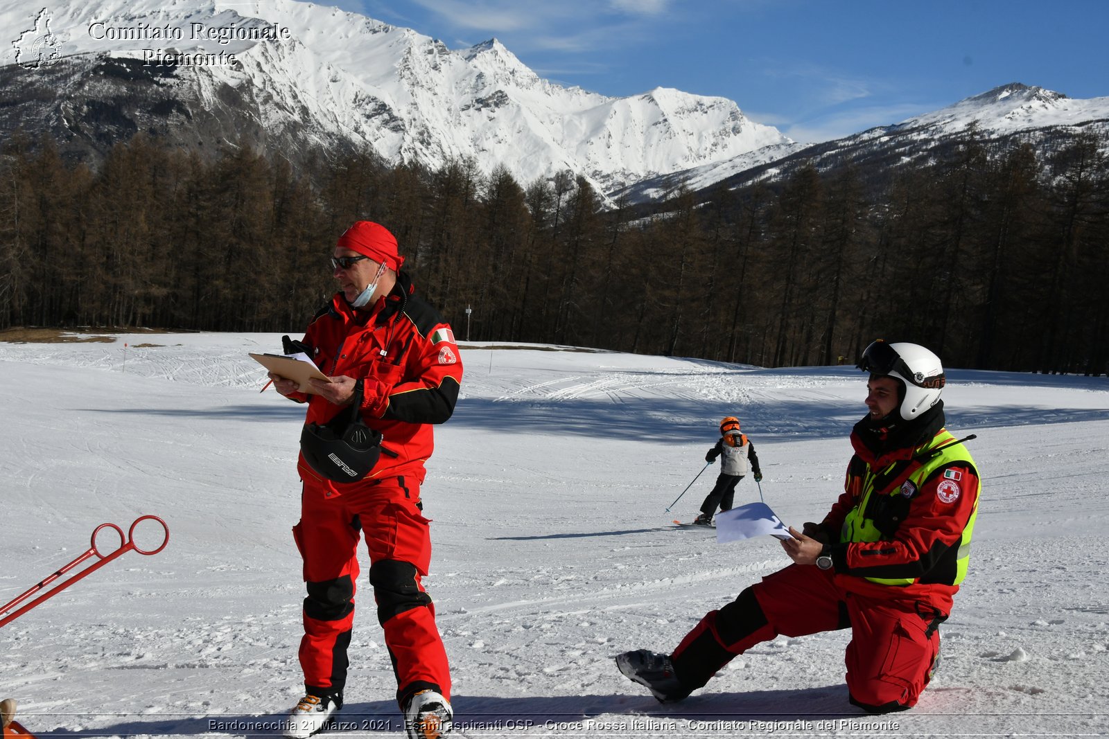 Bardonecchia 21 Marzo 2021 - Esami aspiranti OSP - Croce Rossa Italiana - Comitato Regionale del Piemonte