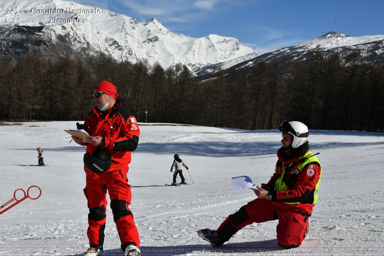 Bardonecchia 21 Marzo 2021 - Esami aspiranti OSP - Croce Rossa Italiana - Comitato Regionale del Piemonte