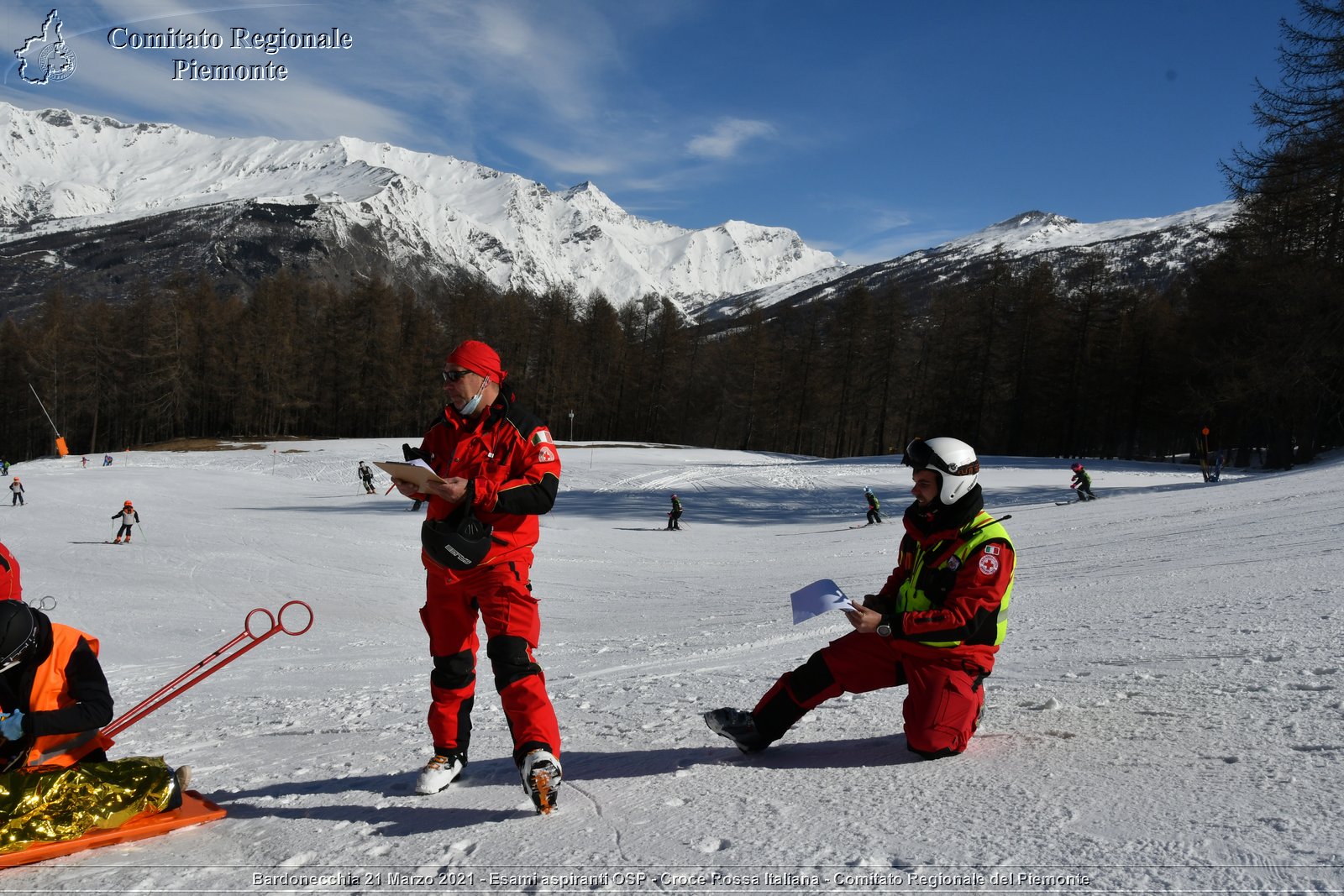 Bardonecchia 21 Marzo 2021 - Esami aspiranti OSP - Croce Rossa Italiana - Comitato Regionale del Piemonte