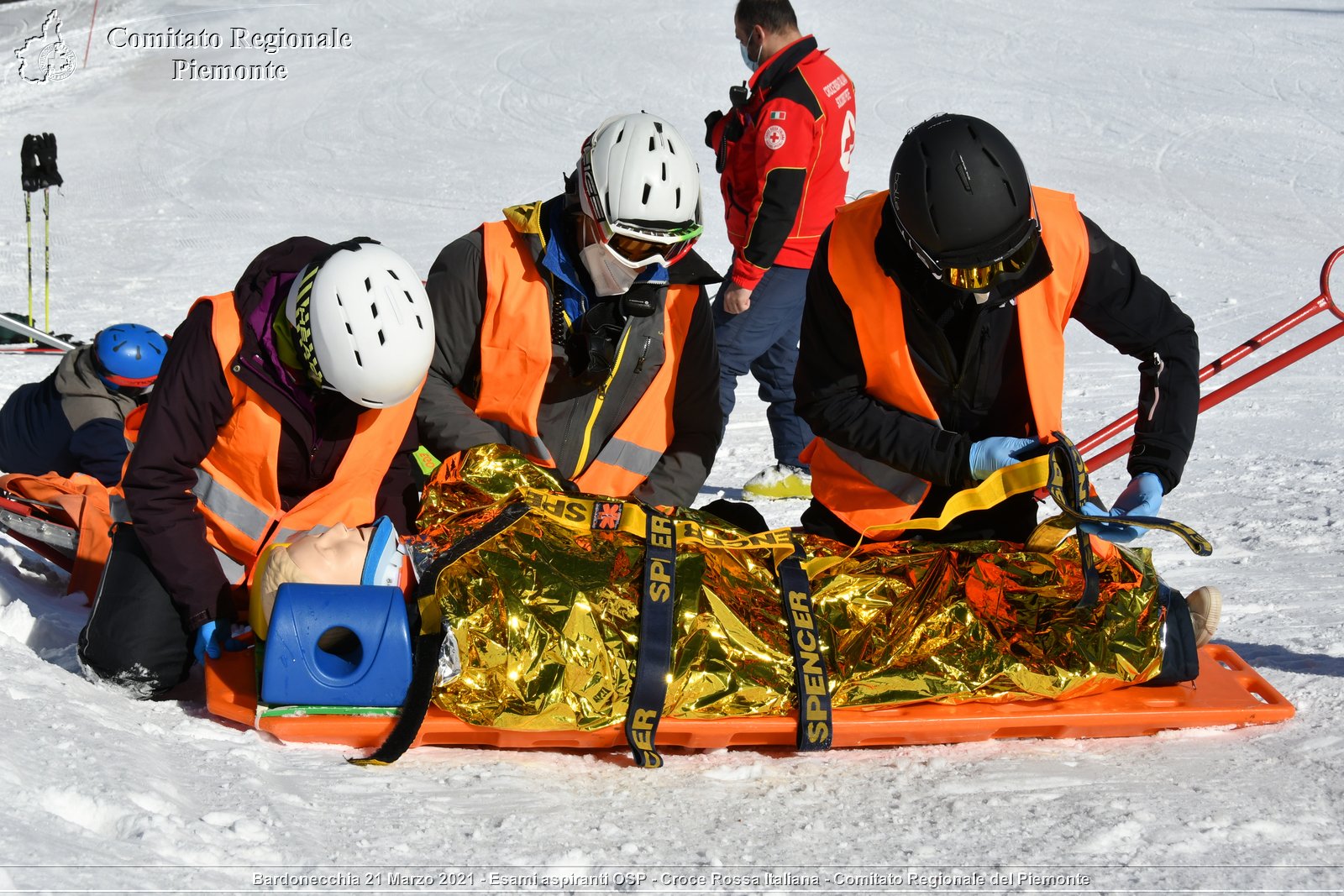 Bardonecchia 21 Marzo 2021 - Esami aspiranti OSP - Croce Rossa Italiana - Comitato Regionale del Piemonte