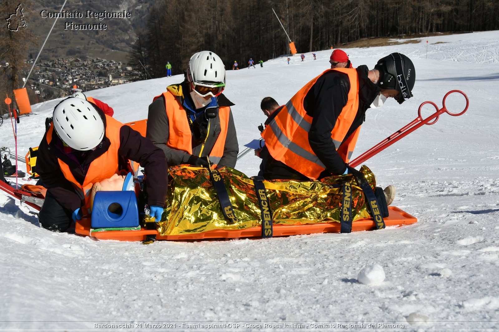 Bardonecchia 21 Marzo 2021 - Esami aspiranti OSP - Croce Rossa Italiana - Comitato Regionale del Piemonte