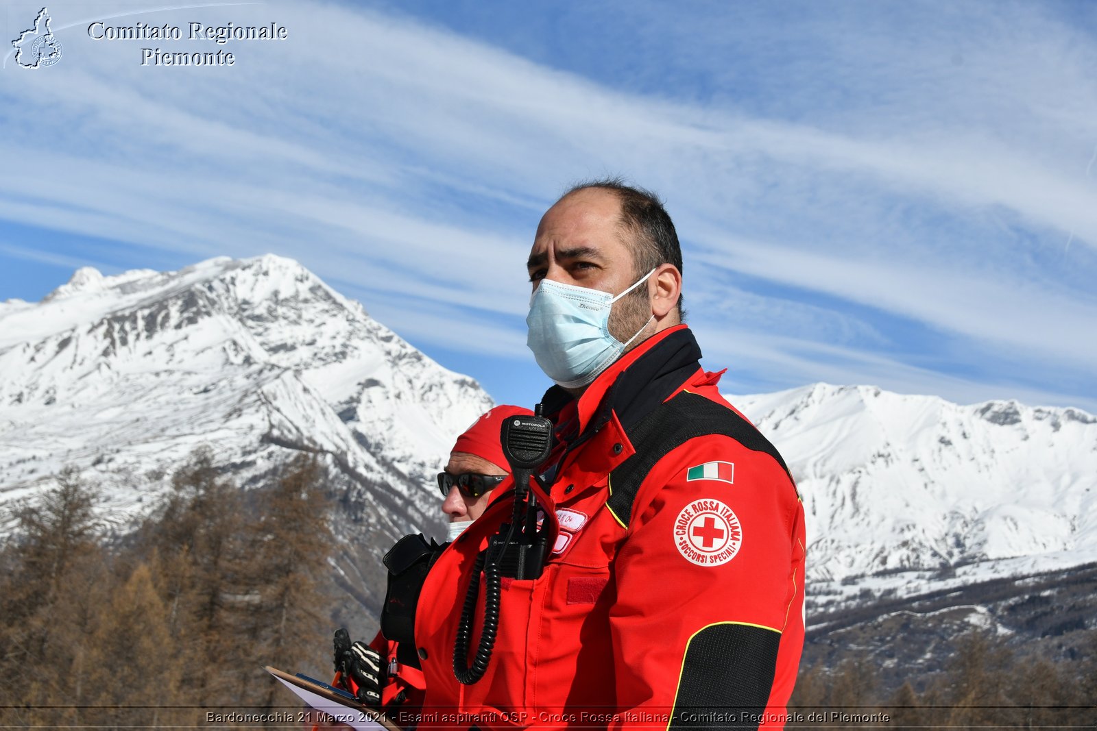 Bardonecchia 21 Marzo 2021 - Esami aspiranti OSP - Croce Rossa Italiana - Comitato Regionale del Piemonte