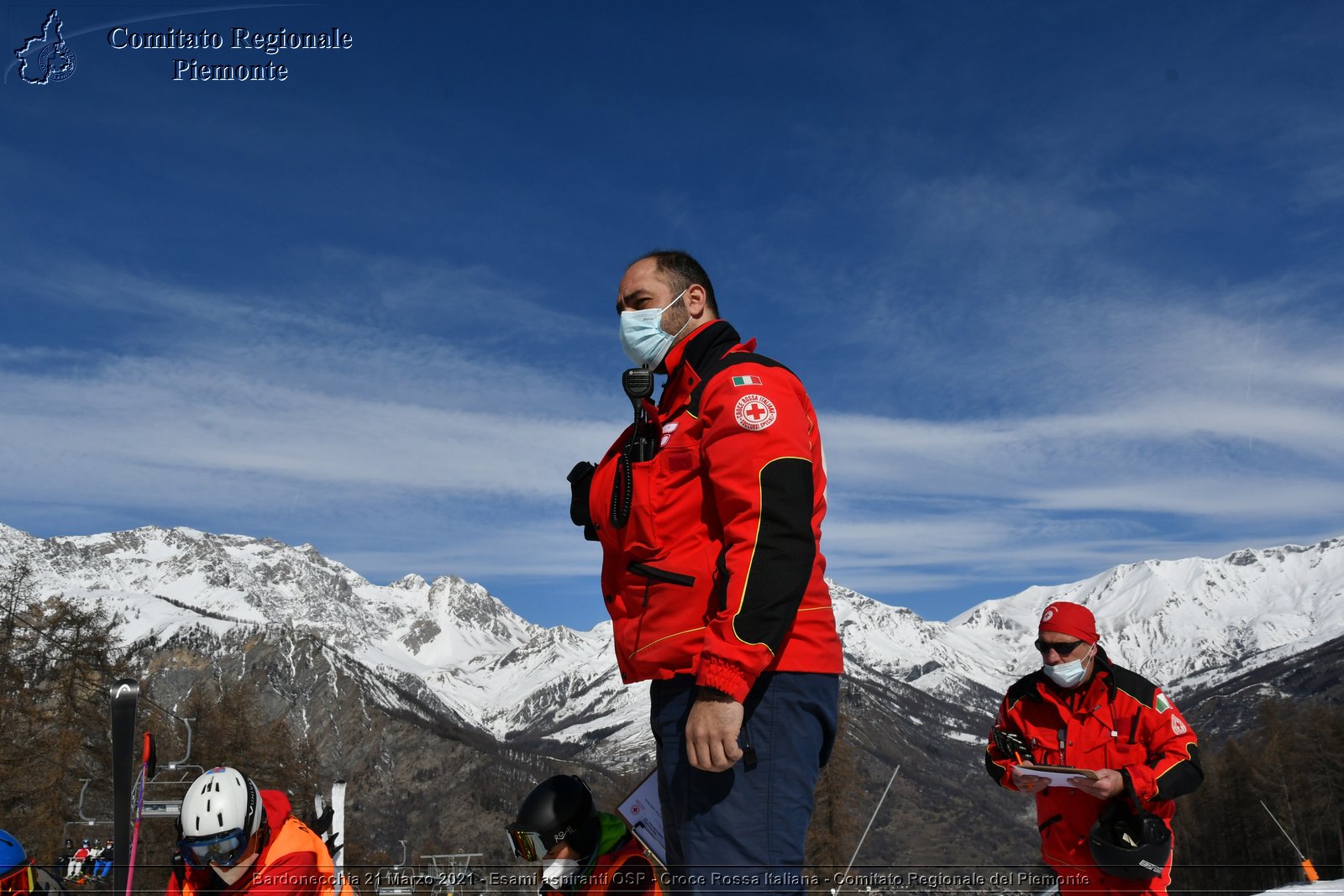 Bardonecchia 21 Marzo 2021 - Esami aspiranti OSP - Croce Rossa Italiana - Comitato Regionale del Piemonte